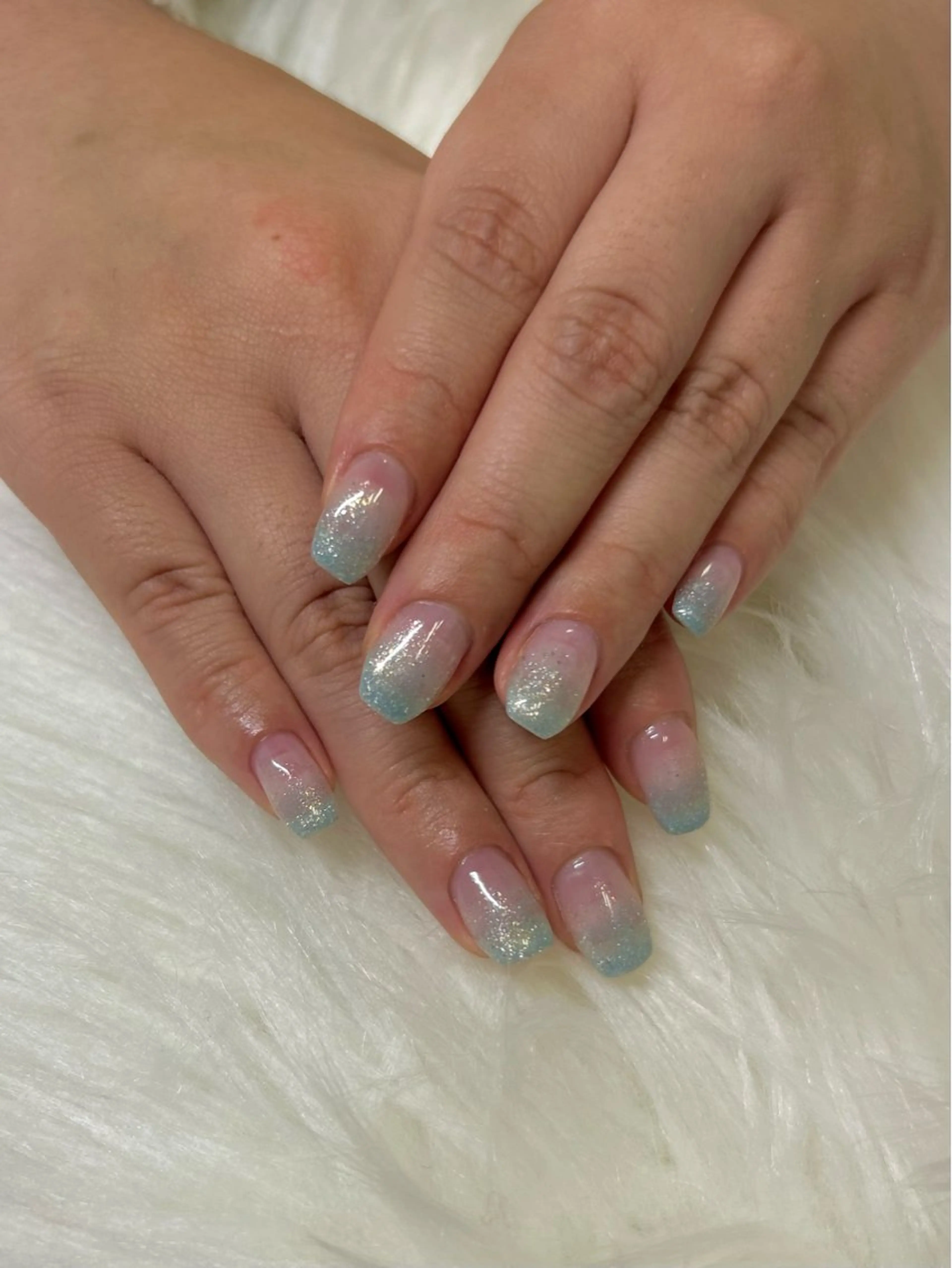 ネイル グラデーション ラメ(グリッター) ラメグラデーション private nailsalon Alice所属・Alice / Nanaのネイルデザイン