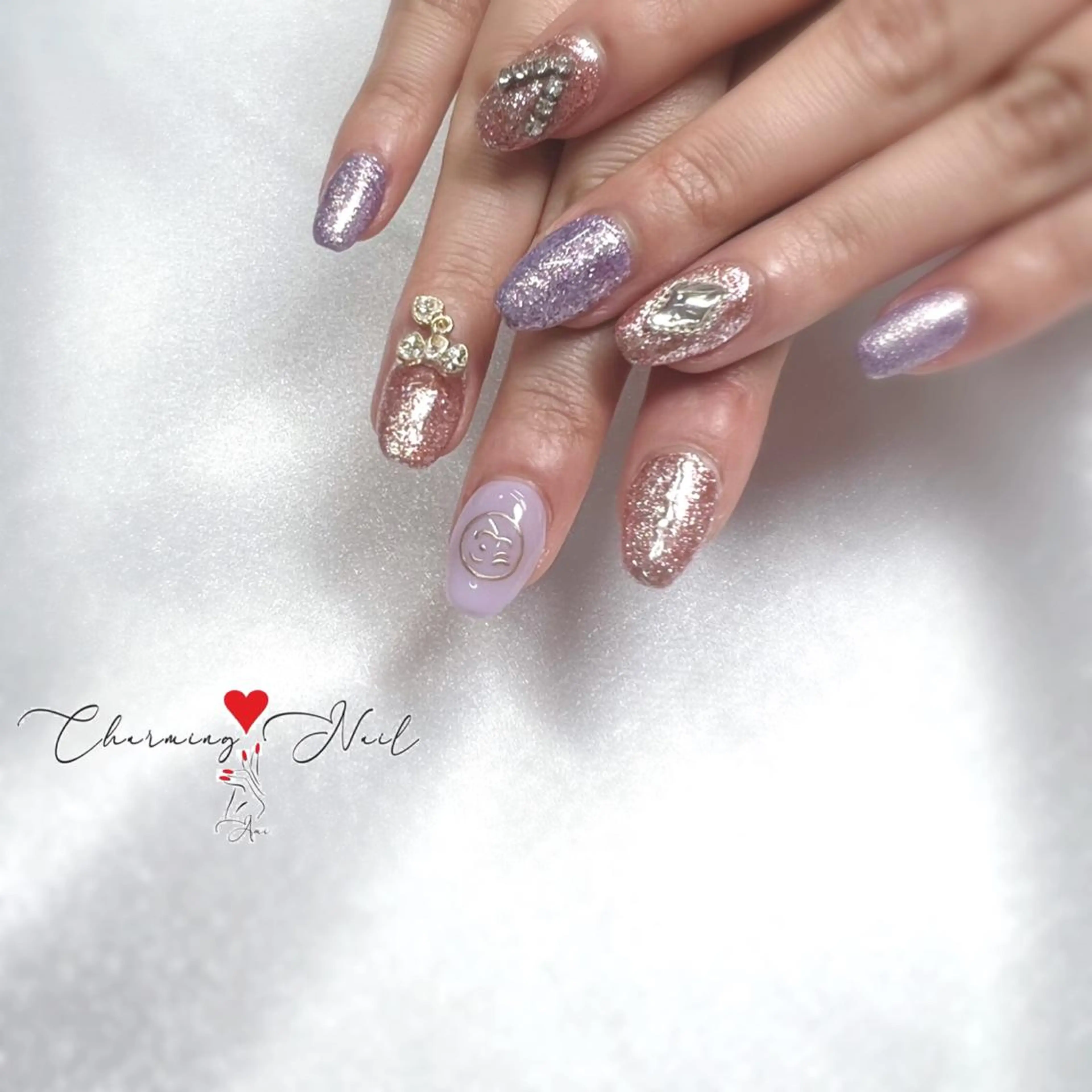 ネイル ラメ(グリッター) 持ち込み スカルプネイル Charming❤️Nail所属・Nailist Amiのその他イメージ