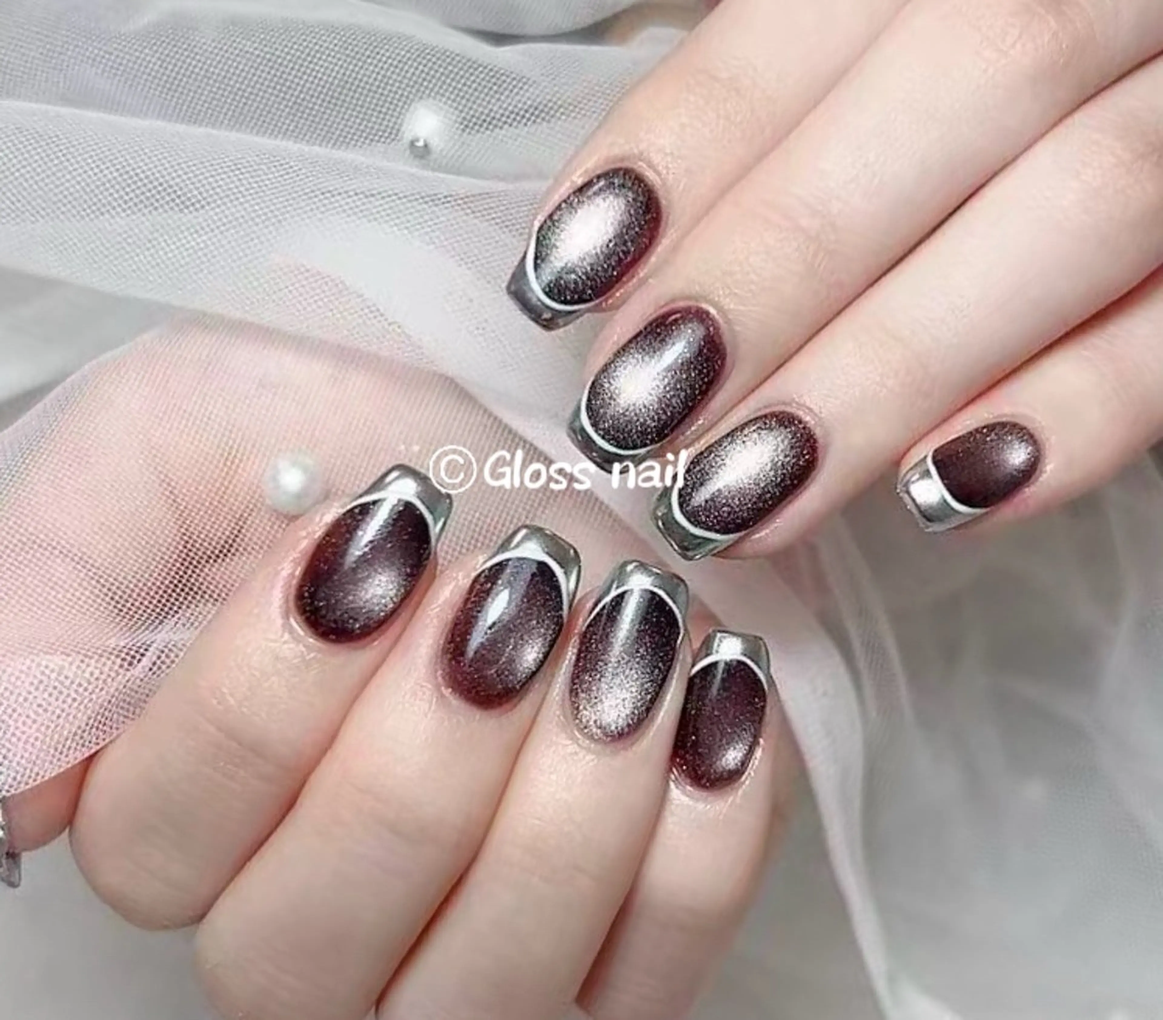 ネイル ハンドネイル Gloss nail salonジェル＆長さだし専門店所属・Meri💅ジェル& チップ長さだし専門のネイルデザイン