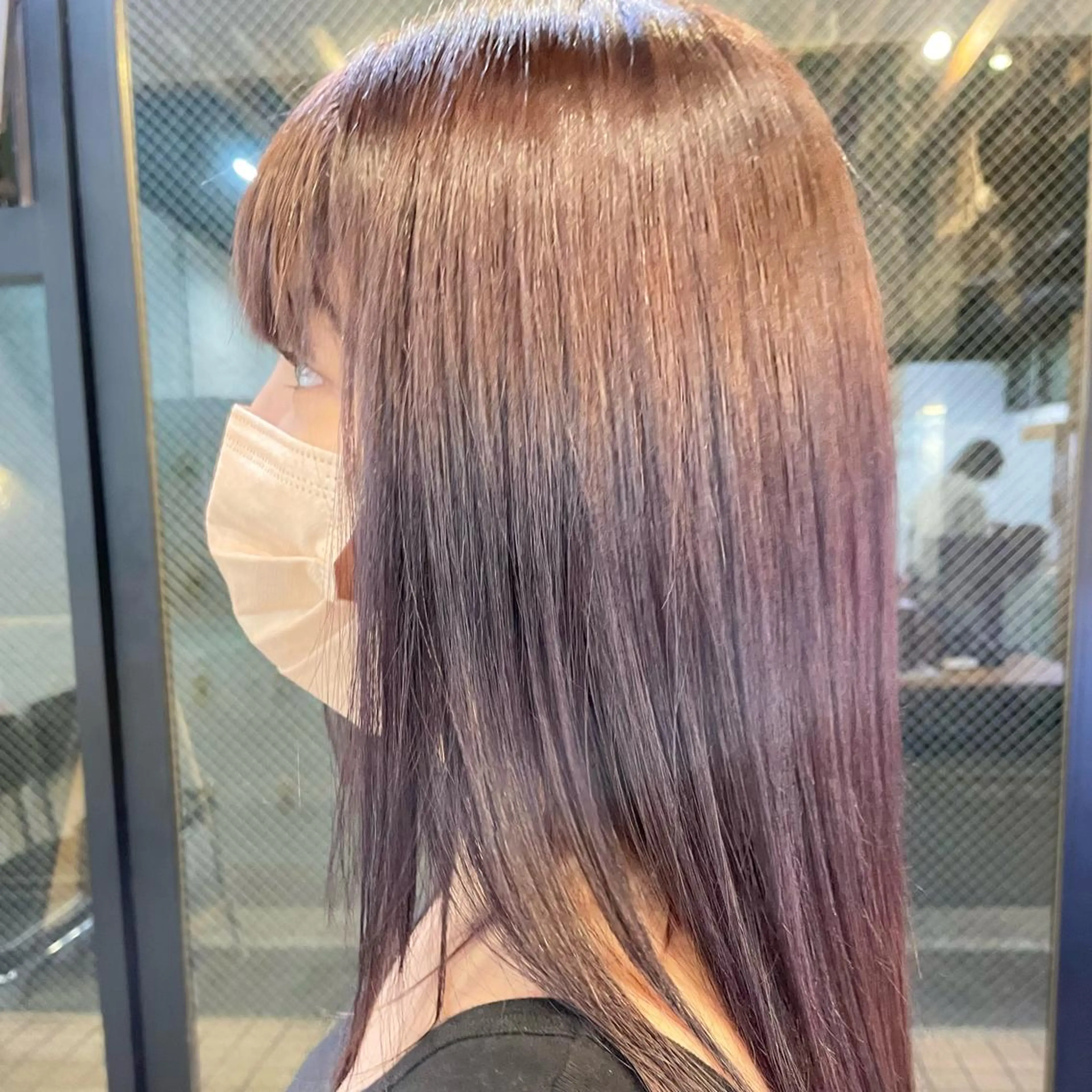 ミディアム カラー ヘアアレンジ 🎀ダブルカラーレイ ヤーyuuri🎀のヘアスタイル