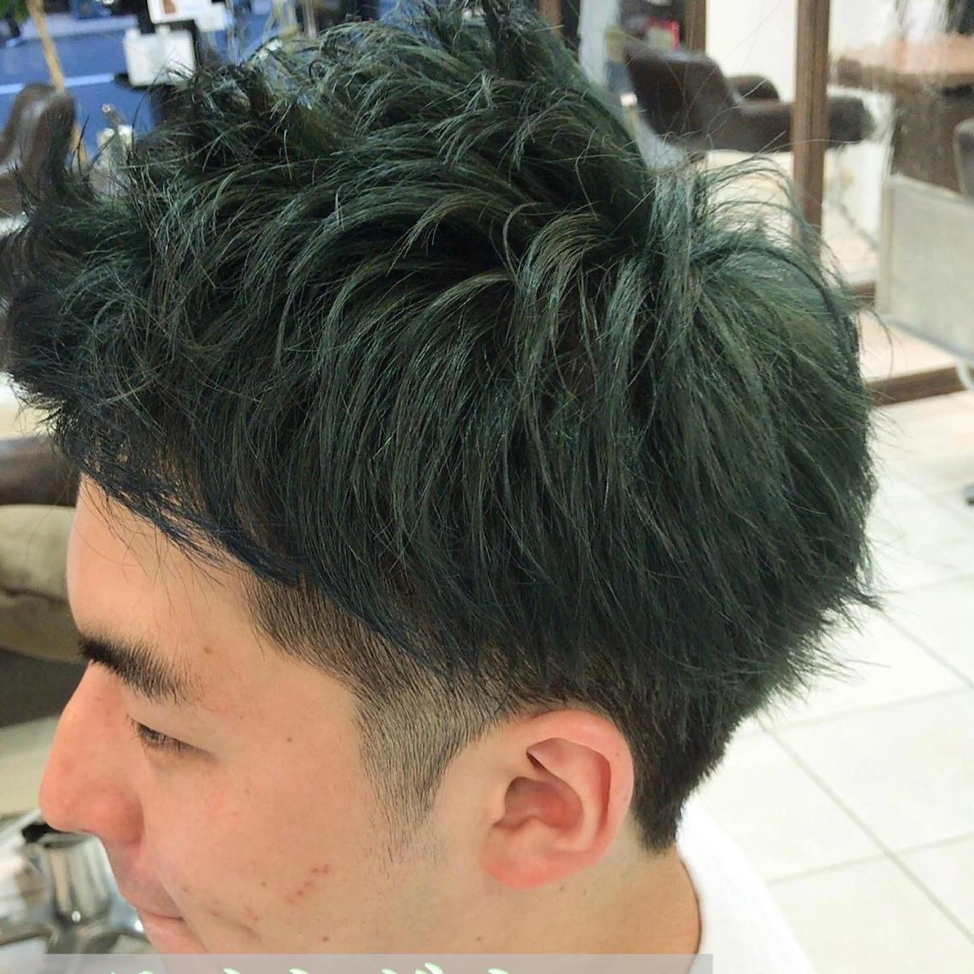 ショート カラー メンズ マッシュ メンズパーマ カット ヘアカラー 大澤　裕貴 【メンズカット】のヘアスタイル