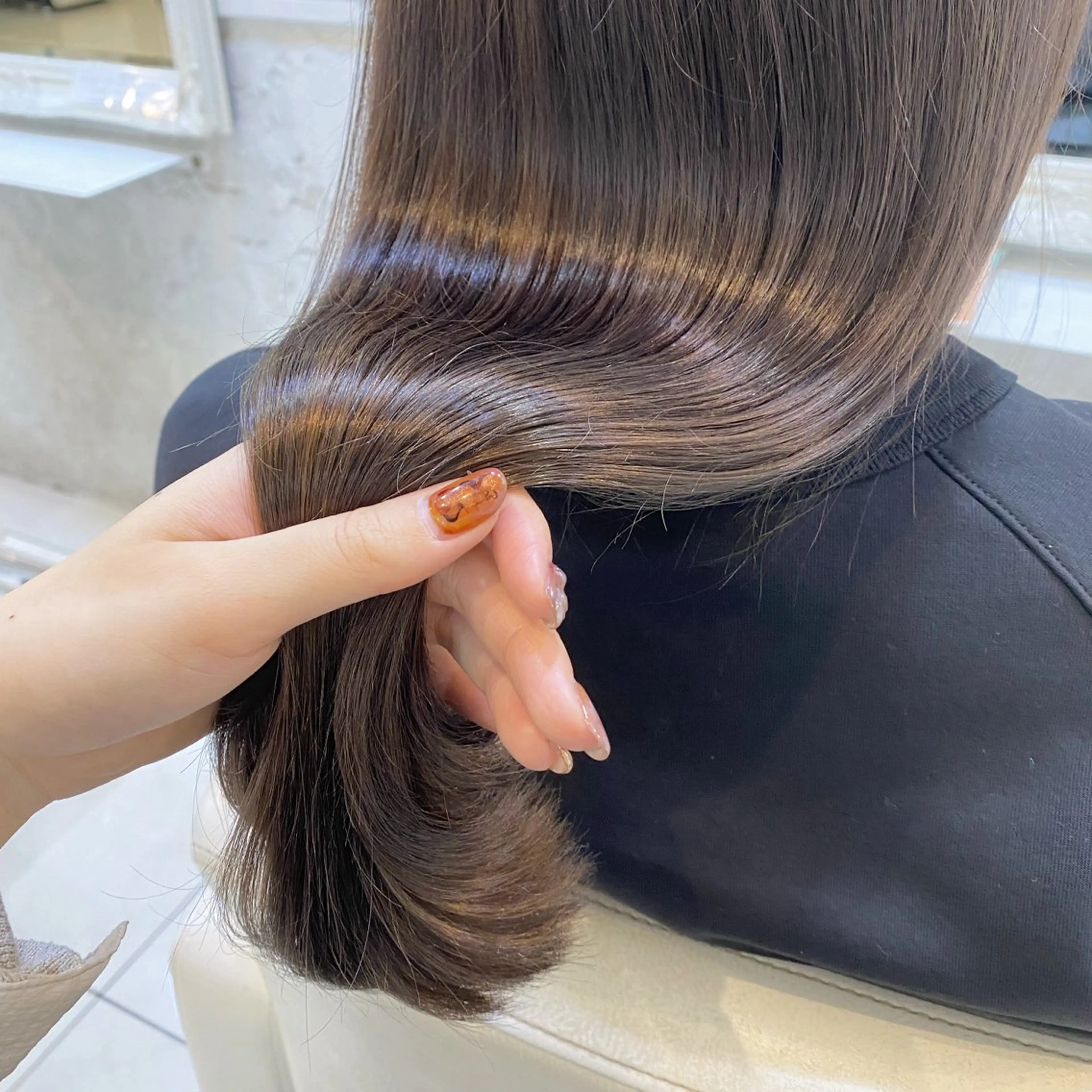セミロング カラー ヘアカラー トリートメント ヘアセット Noah's　Ark所属・透明感カラー🫧ヘア セット🫧松本菜月の眉毛・アイブロウイメージ