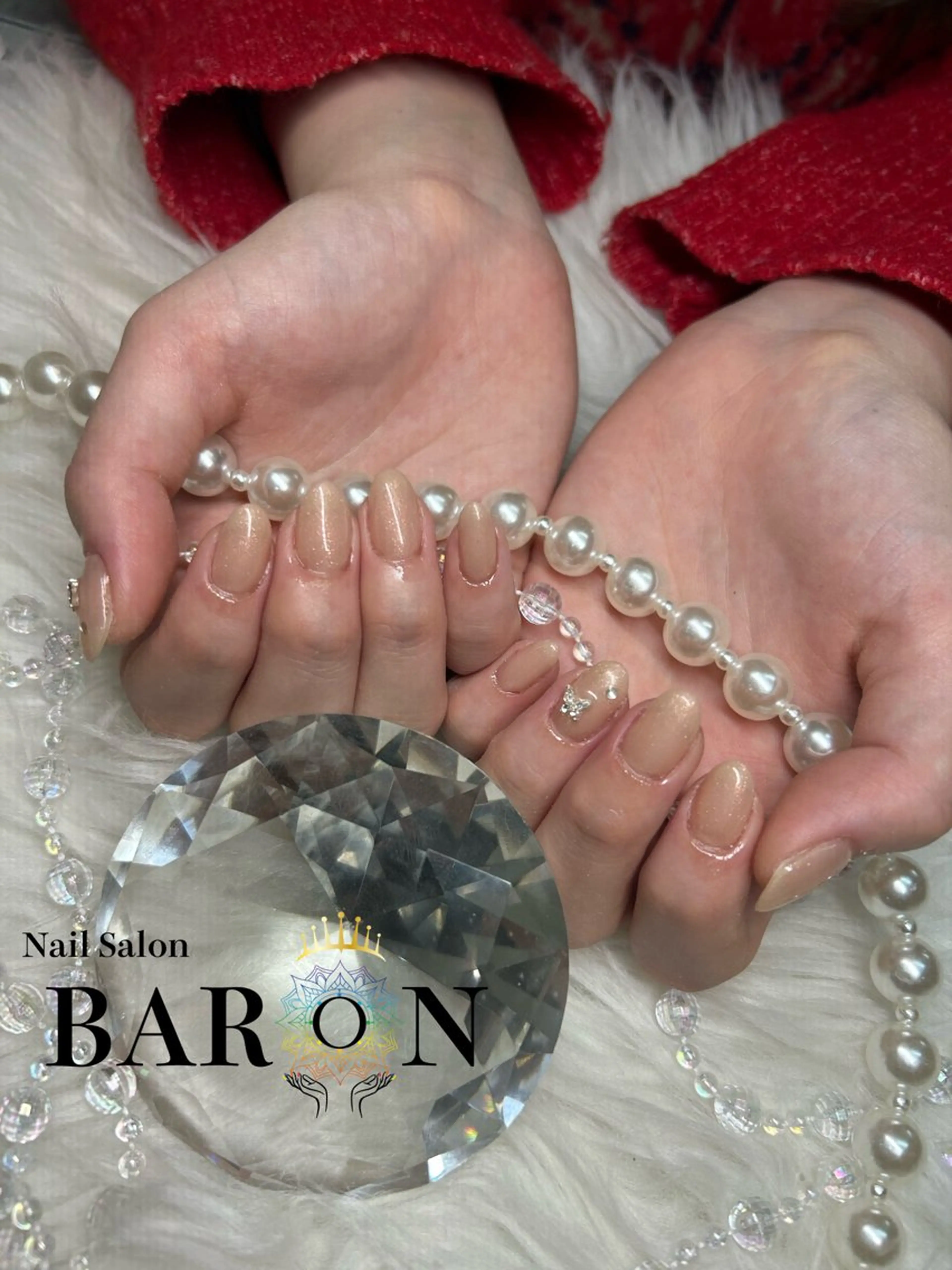 ネイル ワンカラーネイル シンプルネイル BARON AIMIのネイルデザイン