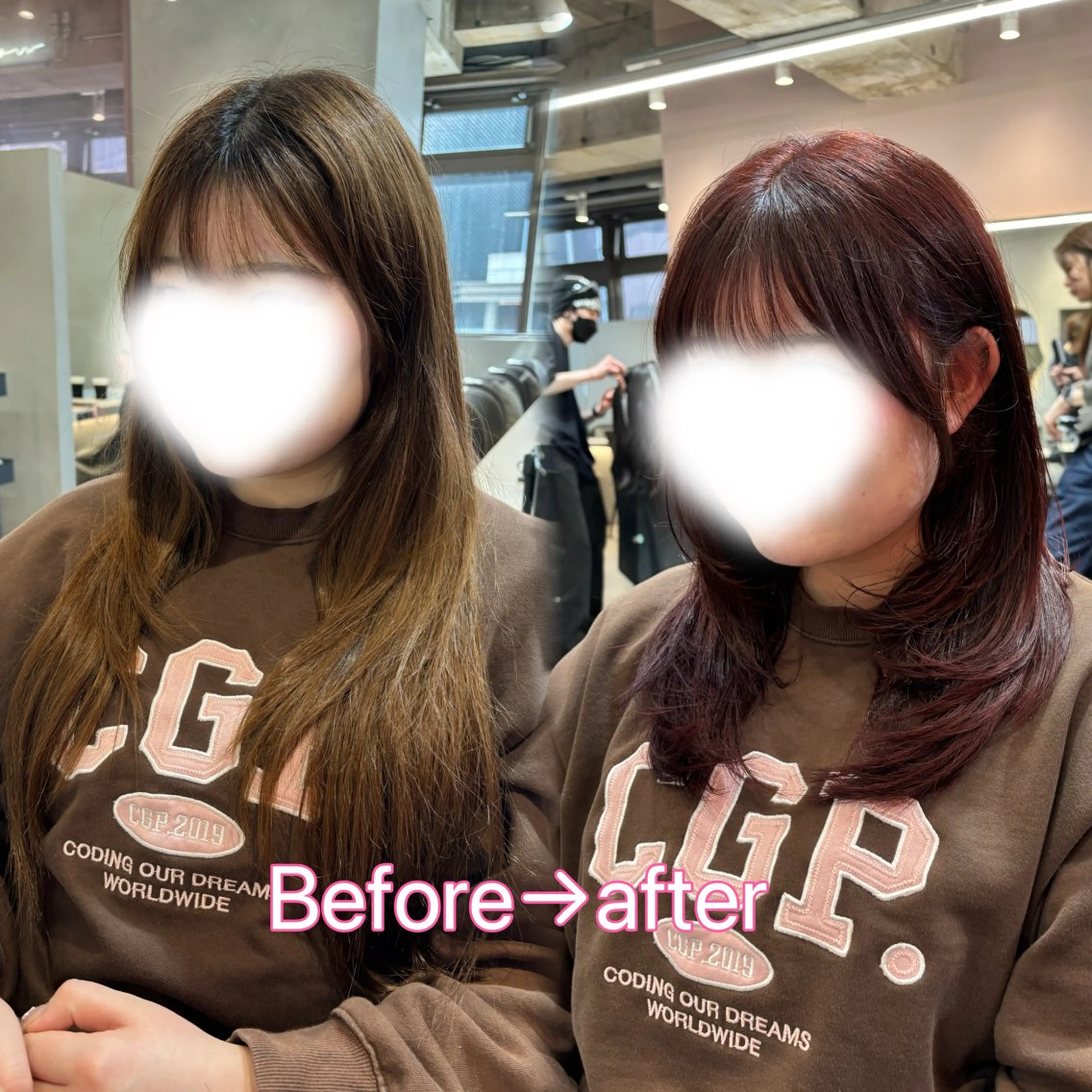 ロング カラー ヘアアレンジ ブリーチ 透明感カラー ダブルカラー ブリーチなしカラー カット ヘアカラー トリートメント 大宮/縮毛矯正/ レイヤー/吉田光佑のヘアスタイル