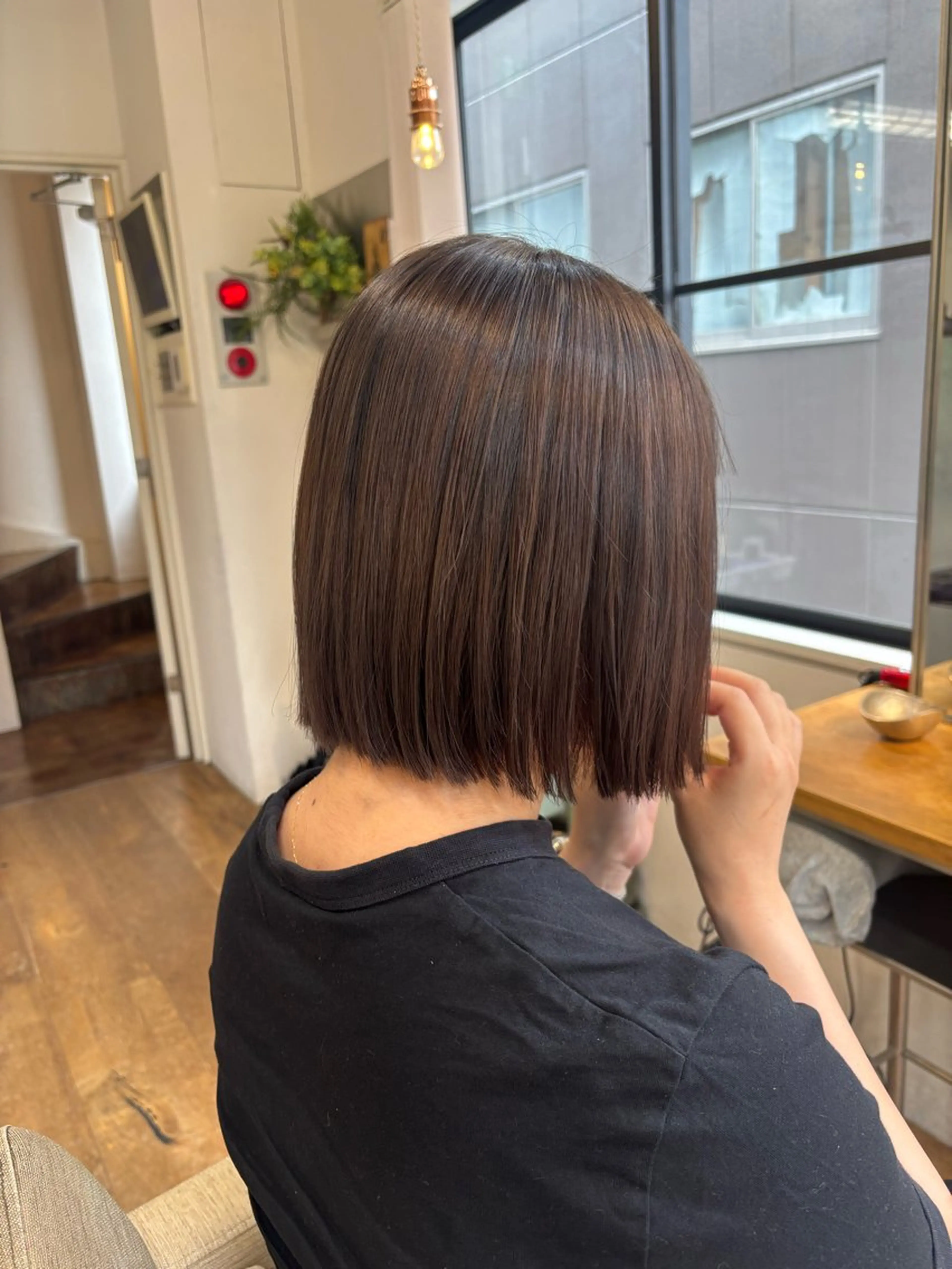 ショート カラー カット ヘアカラー トレンドパーマ /大阪/福島駅/りなのヘアスタイル