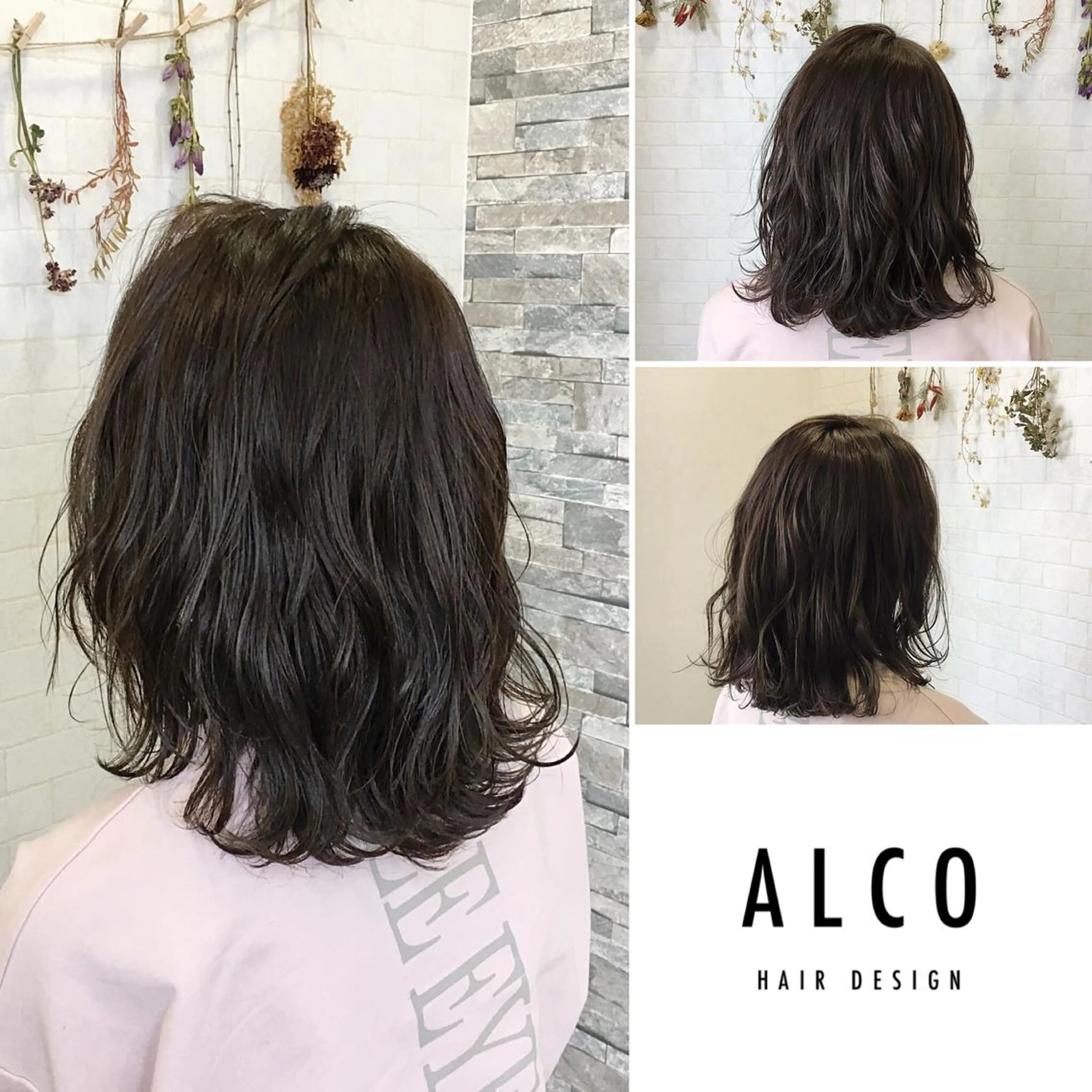 ミディアム カラー ワタイショウタ 髪質改善✨眉毛サロンのヘアスタイル