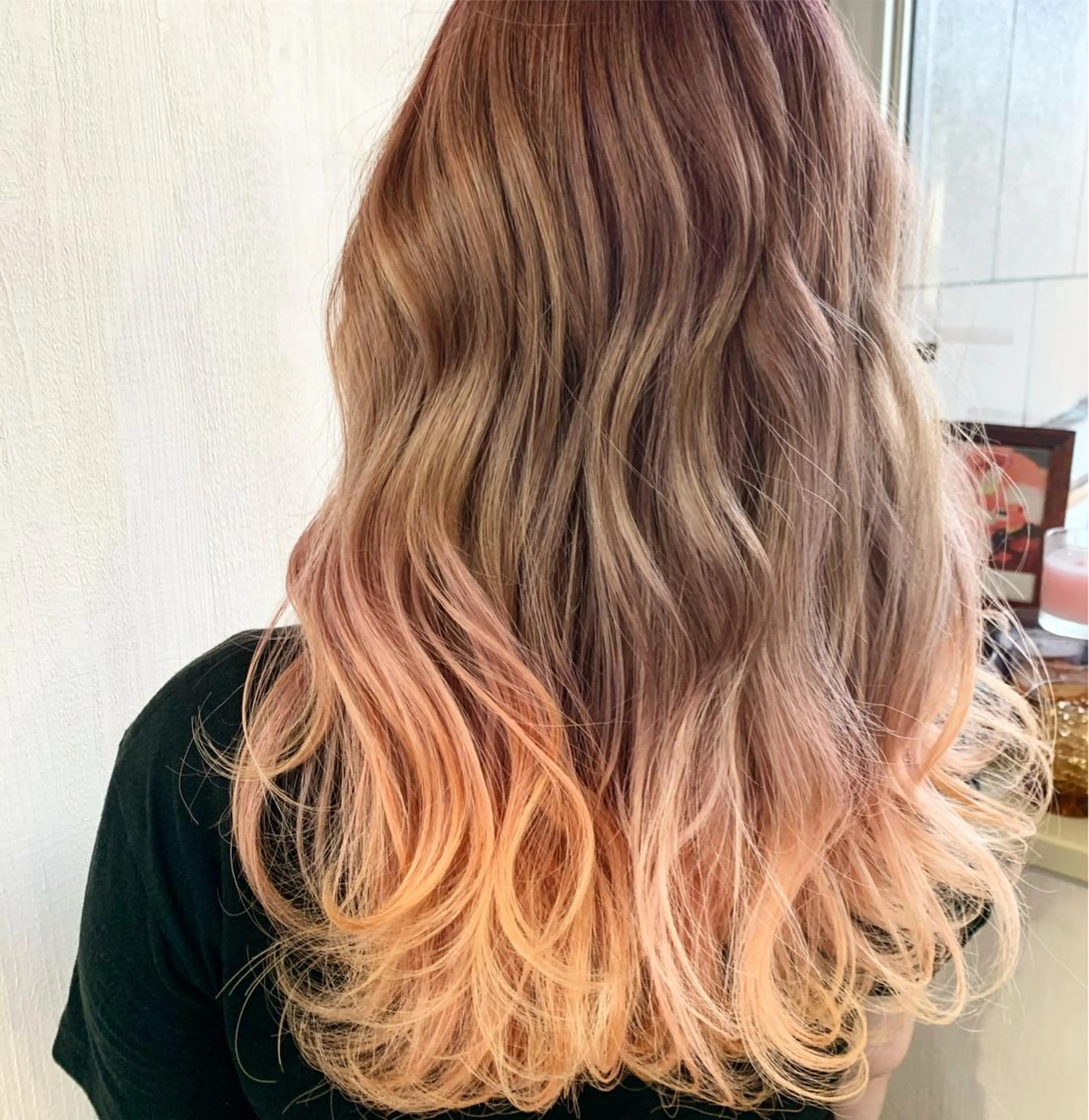 ❤️新規、リピーター様❤️✨ブリーチカラー＋シールエクステ80本付け放題✨✨の写真