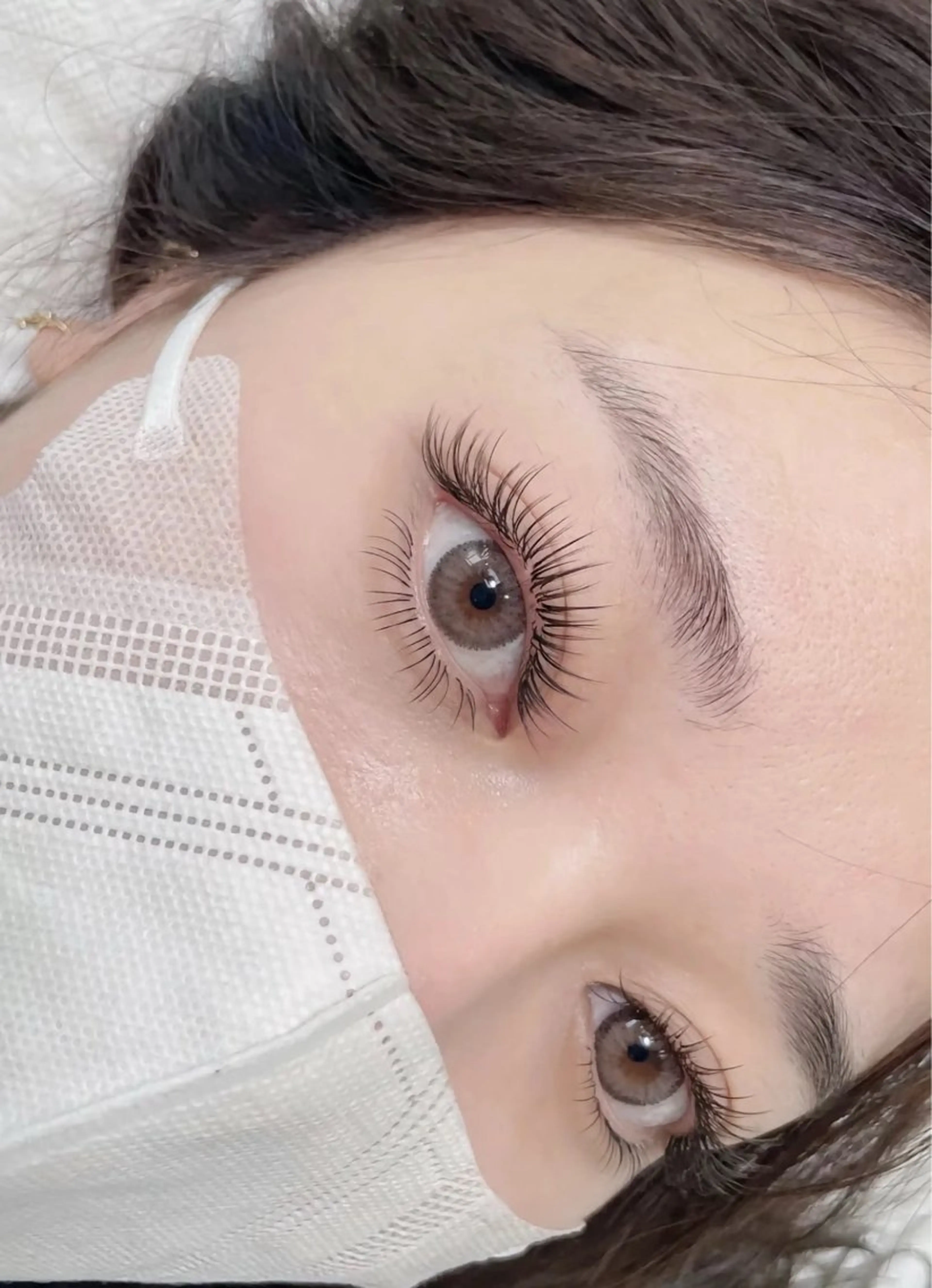 マツエク・マツパ フラットラッシュ ユミナガ ジンのマツエク・マツパデザイン