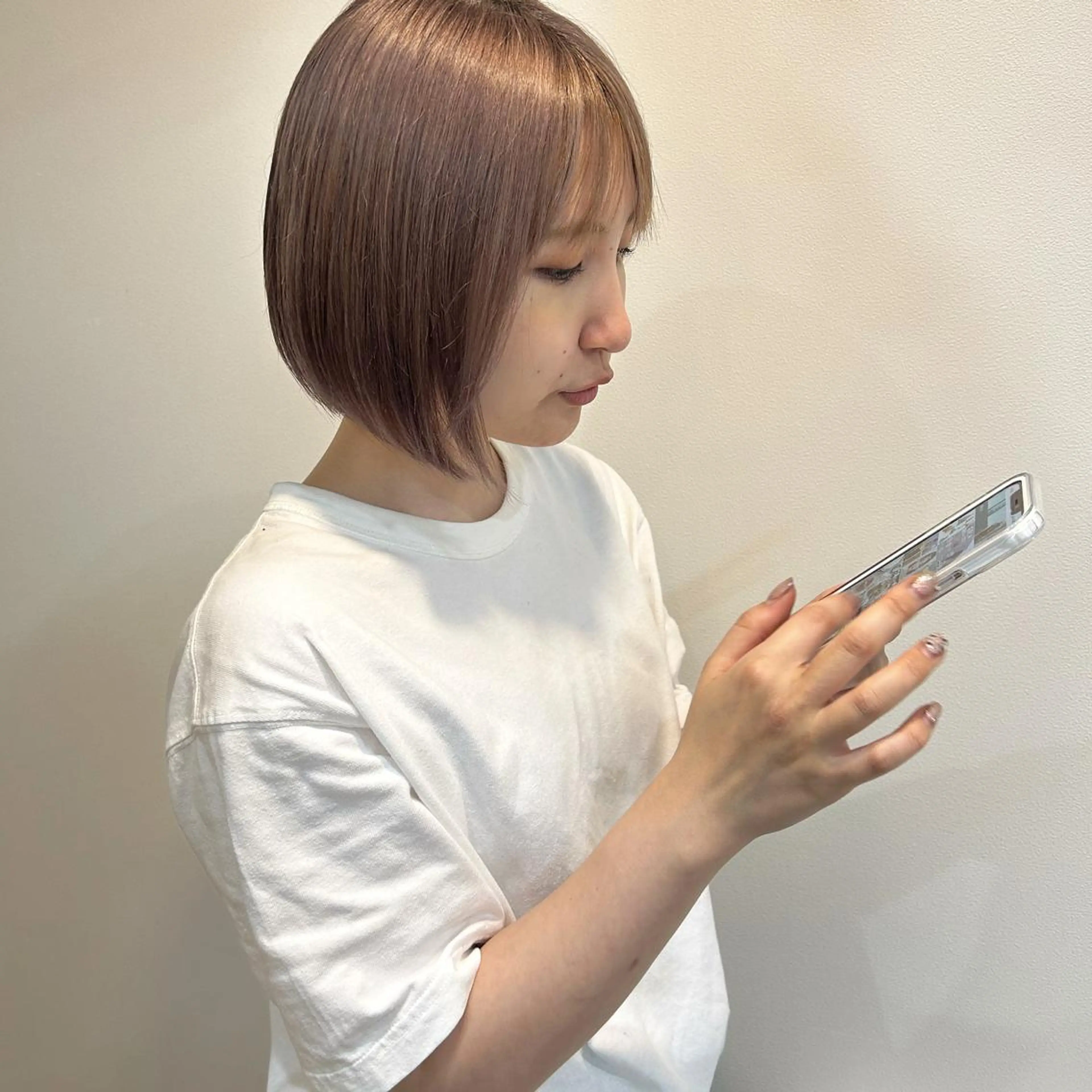 ミディアム ヘアカラー en⁺　trust所属・レノ/en trust/金沢市のヘアスタイル