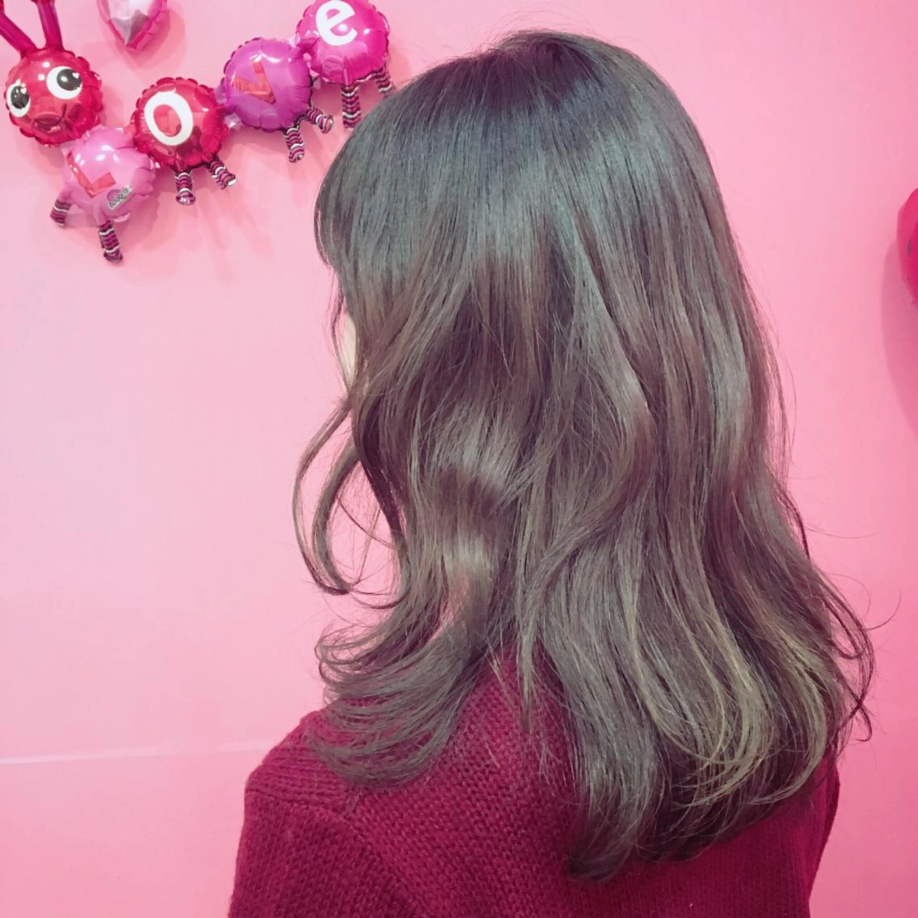 セミロング カラー グラデーションカラー LiNA🌿藤原 茉莉花のマツエク・マツパデザイン