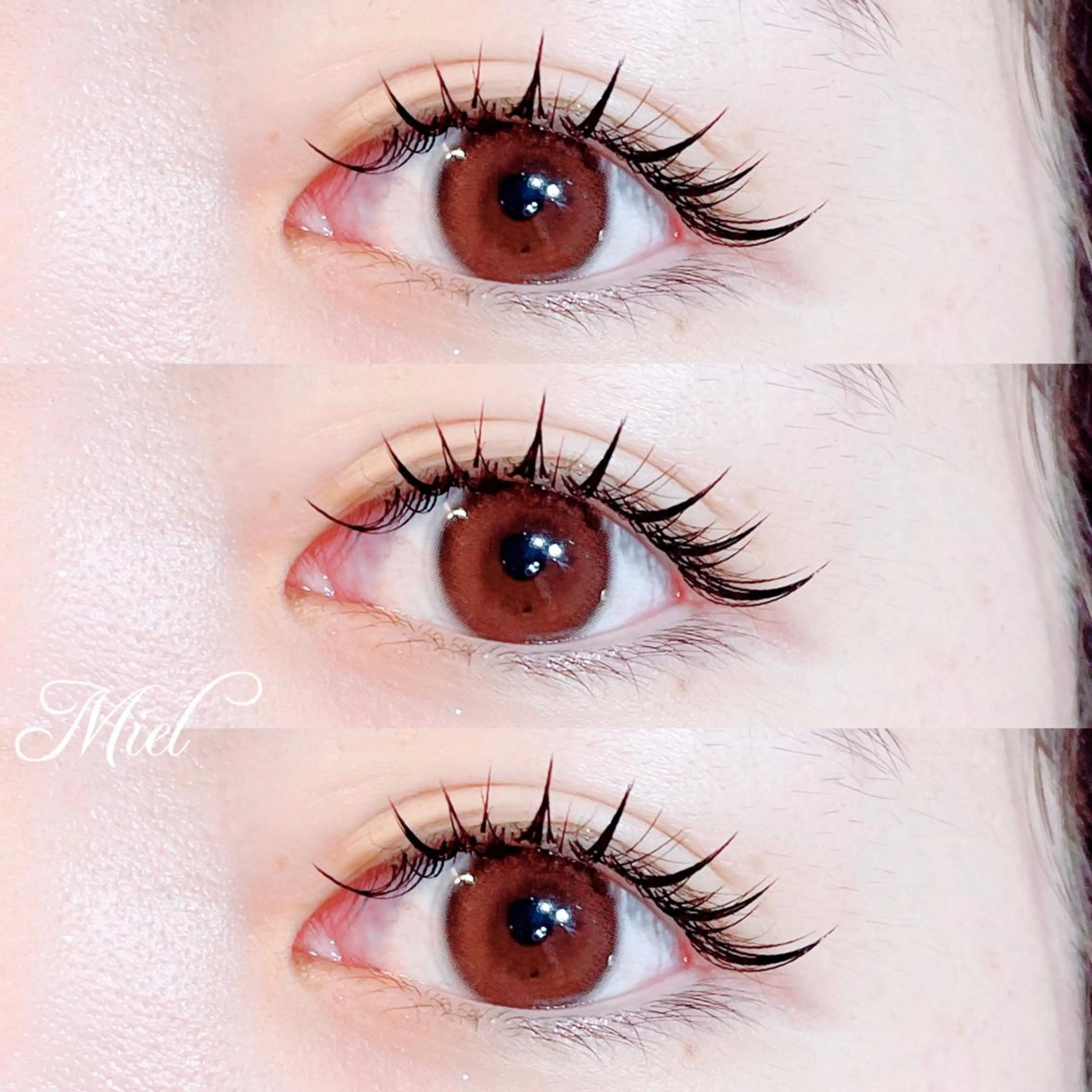 マツエク・マツパ カラーマツエク フラットラッシュ ボリュームラッシュ ワンホンマツエク Mori ✨Mystical✨のマツエク・マツパデザイン