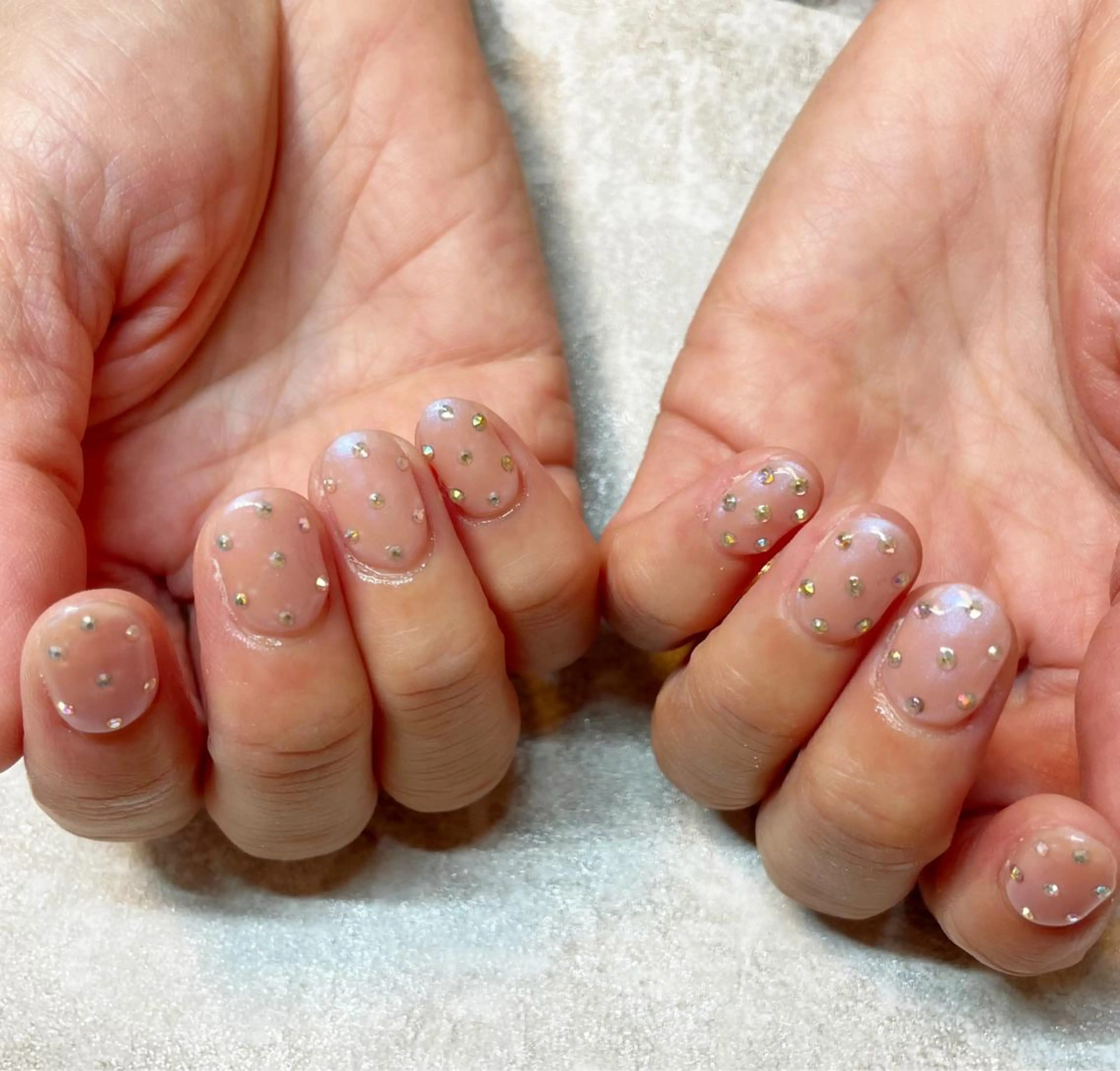 ショート ネイル キラキラネイル 春ネイル Re:st〔リスト〕所属・ayane Re:st〔リスト〕のネイルデザイン