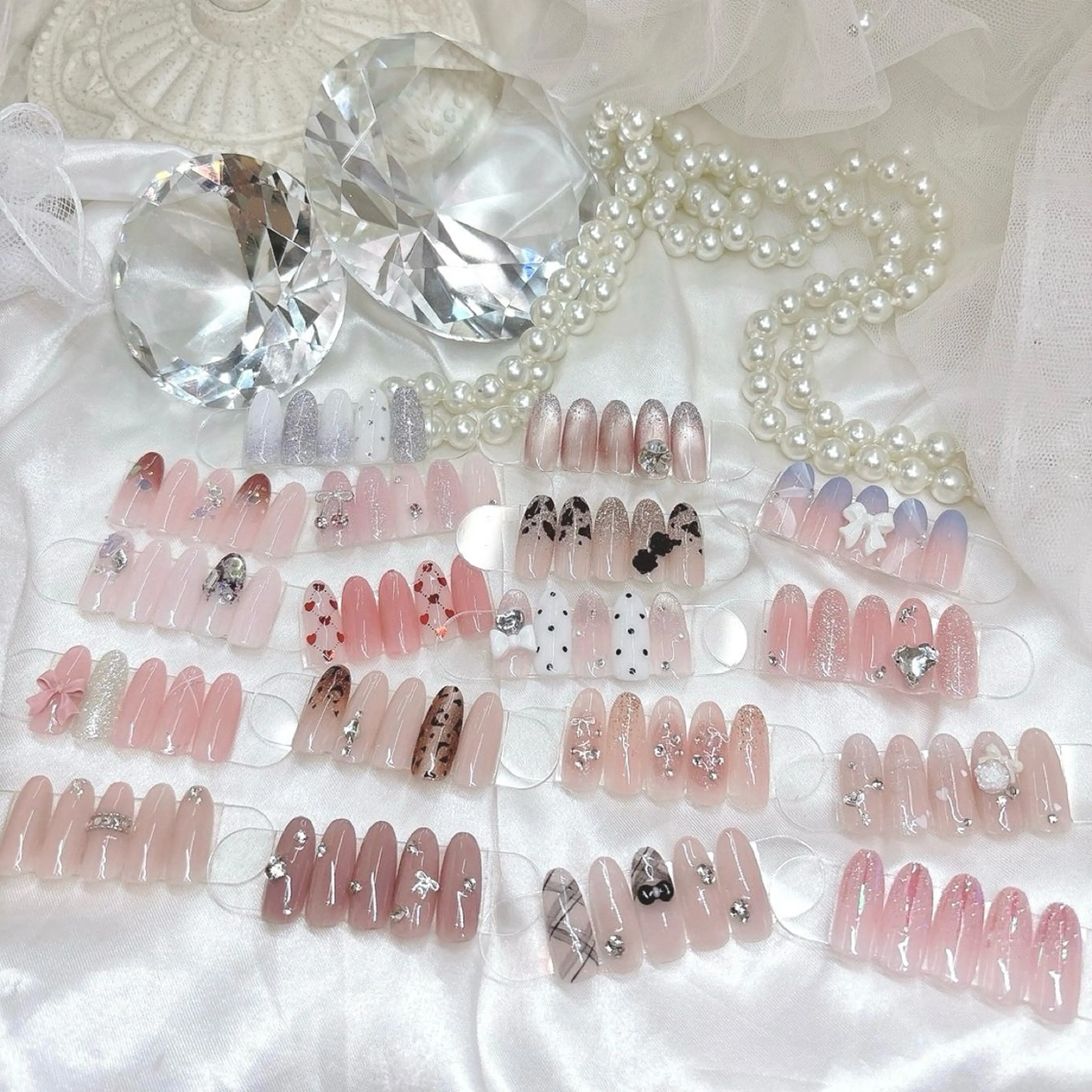 セミロング ハンドネイル Nailsalon Angeのネイルデザイン