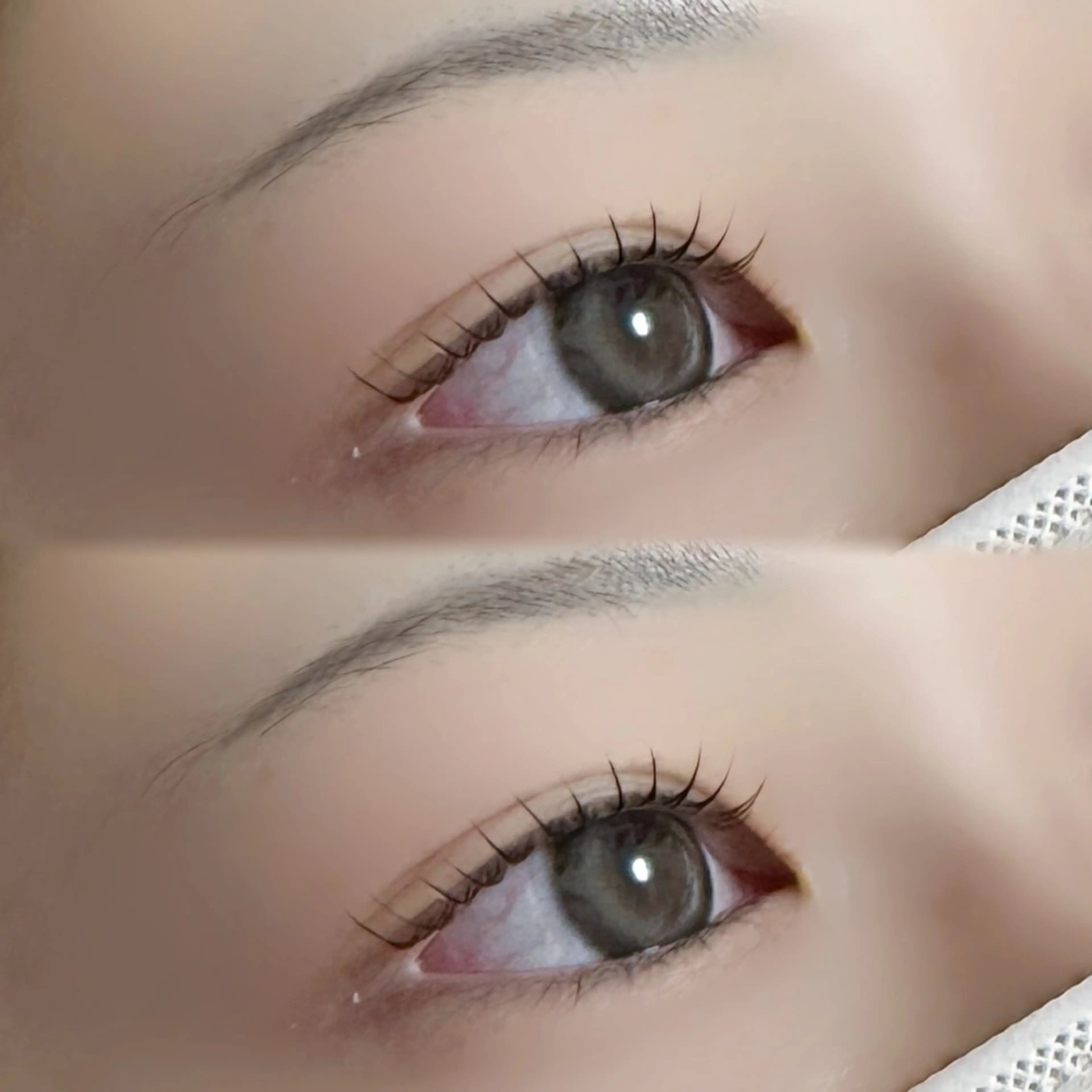 マツエク・マツパ バインドロック 束感まつ毛 フラットラッシュ 韓国風マツエク パリジェンヌラッシュリフト マツパ mizuki/束感 まつ毛/似合わせ眉のマツエク・マツパデザイン