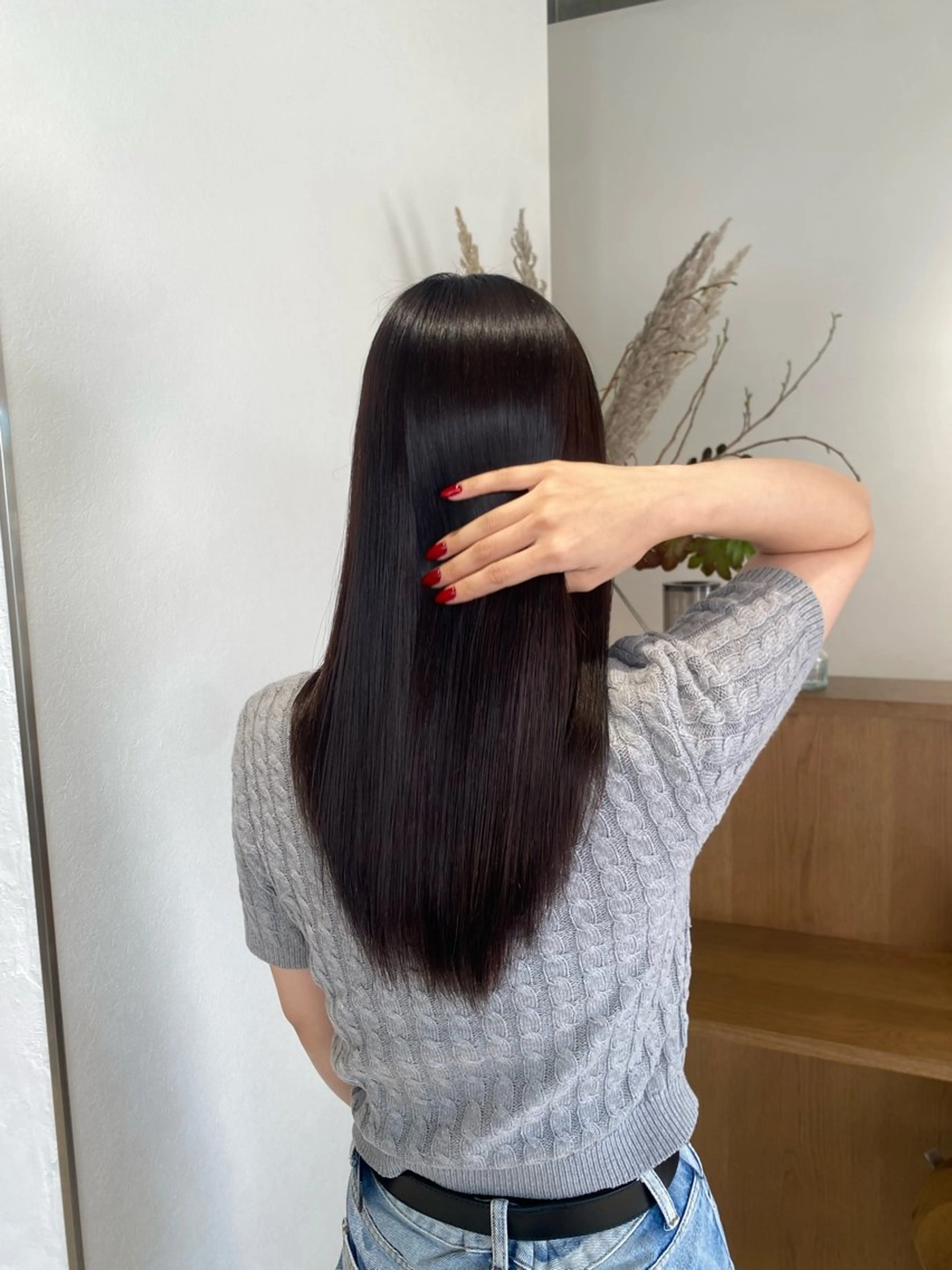 ロング カラー ブラウンカラー ココアブラウン 暖色カラー /ヘアアレンジ/花鈴のヘアスタイル