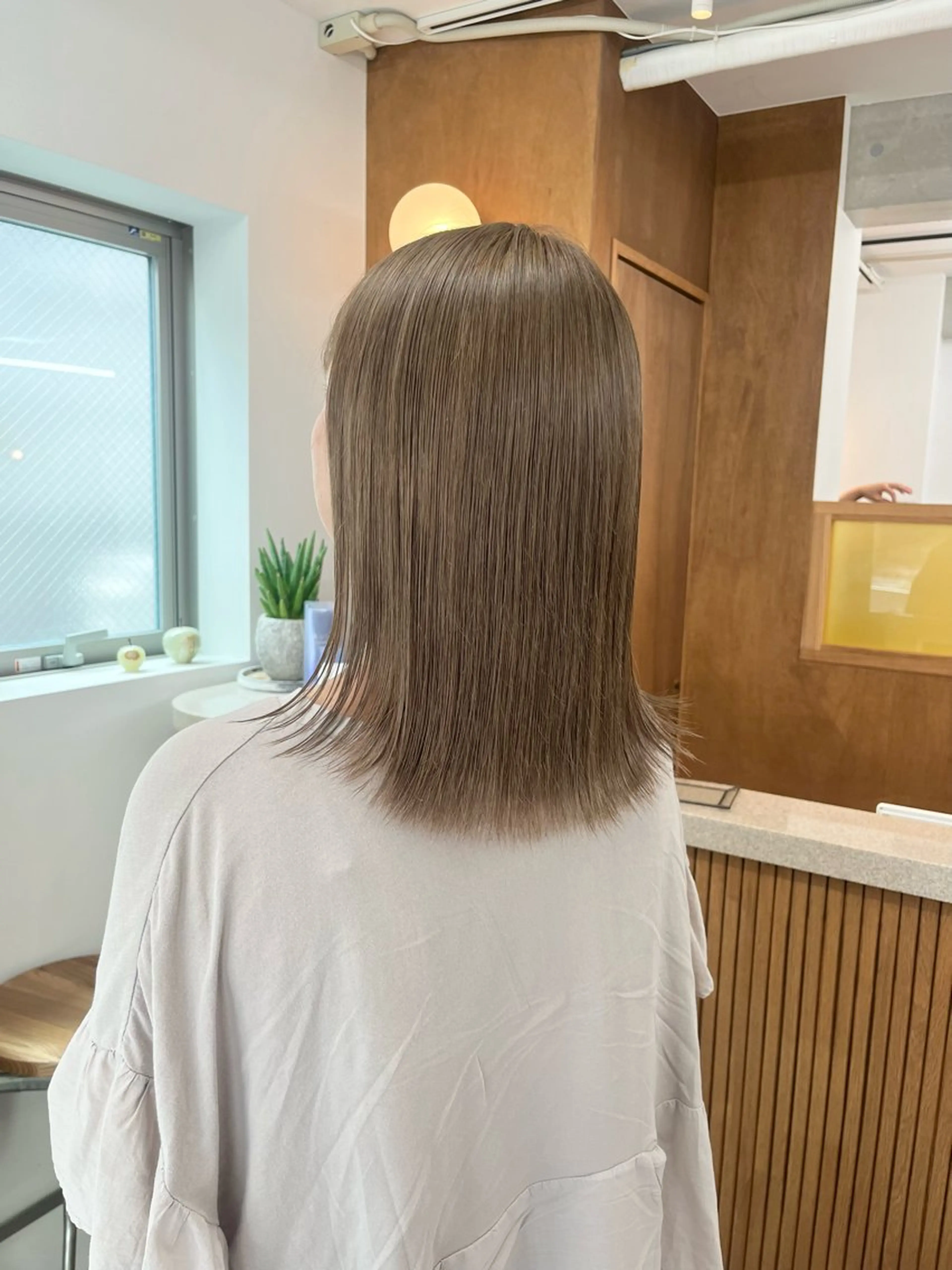 ミディアム カット ヘアカラー 🌙透明感カラー✖︎ カンナ🌙のヘアスタイル