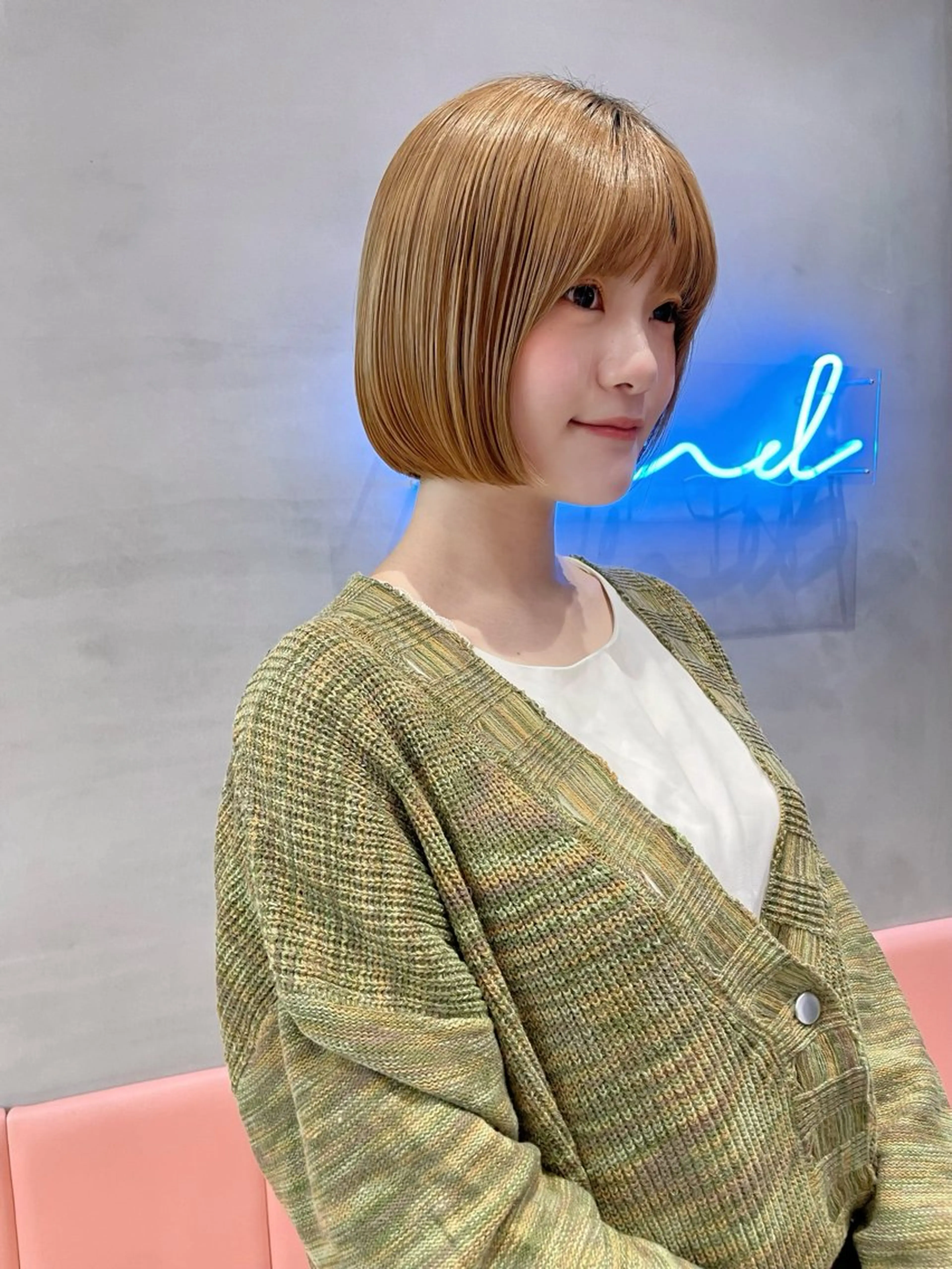 ショート Misaki /ボブ/縮毛矯正のヘアスタイル