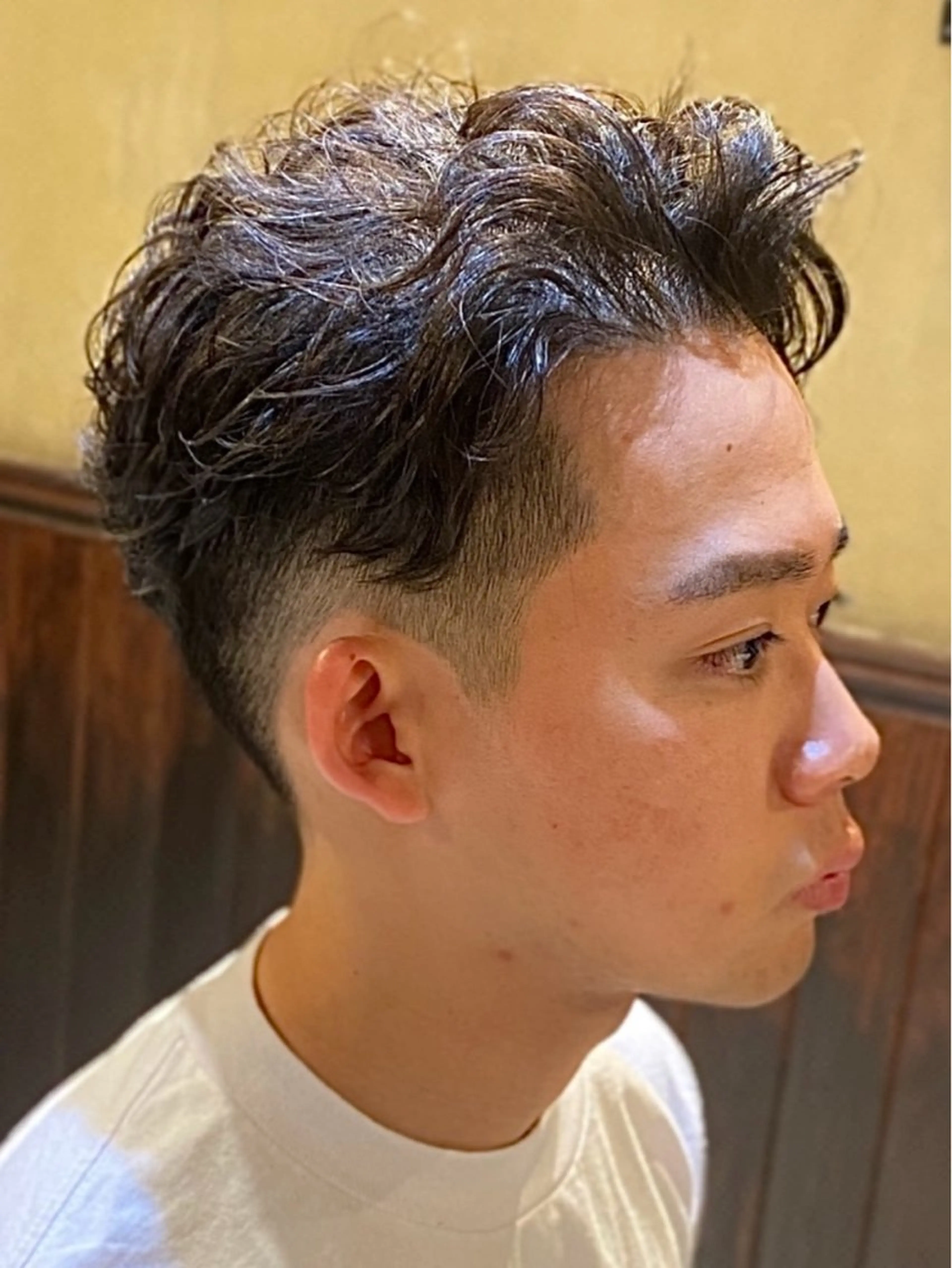 ミディアム メンズ EL BARBERO所属・El BARBEROのヘアスタイル