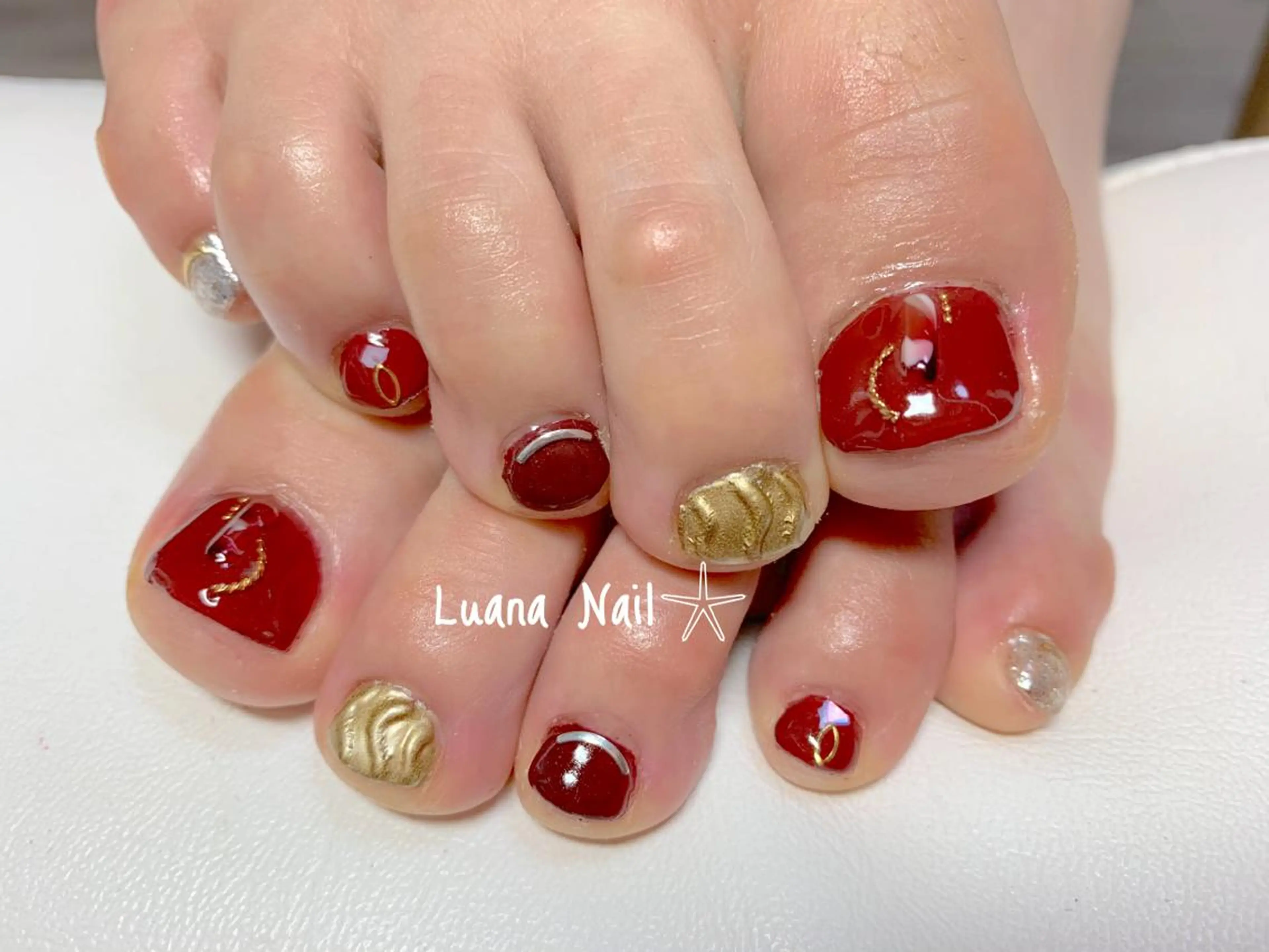 ネイル フットネイル BeauJu by Luana Nail所属・BeauJu by Luana Nailのネイルデザイン