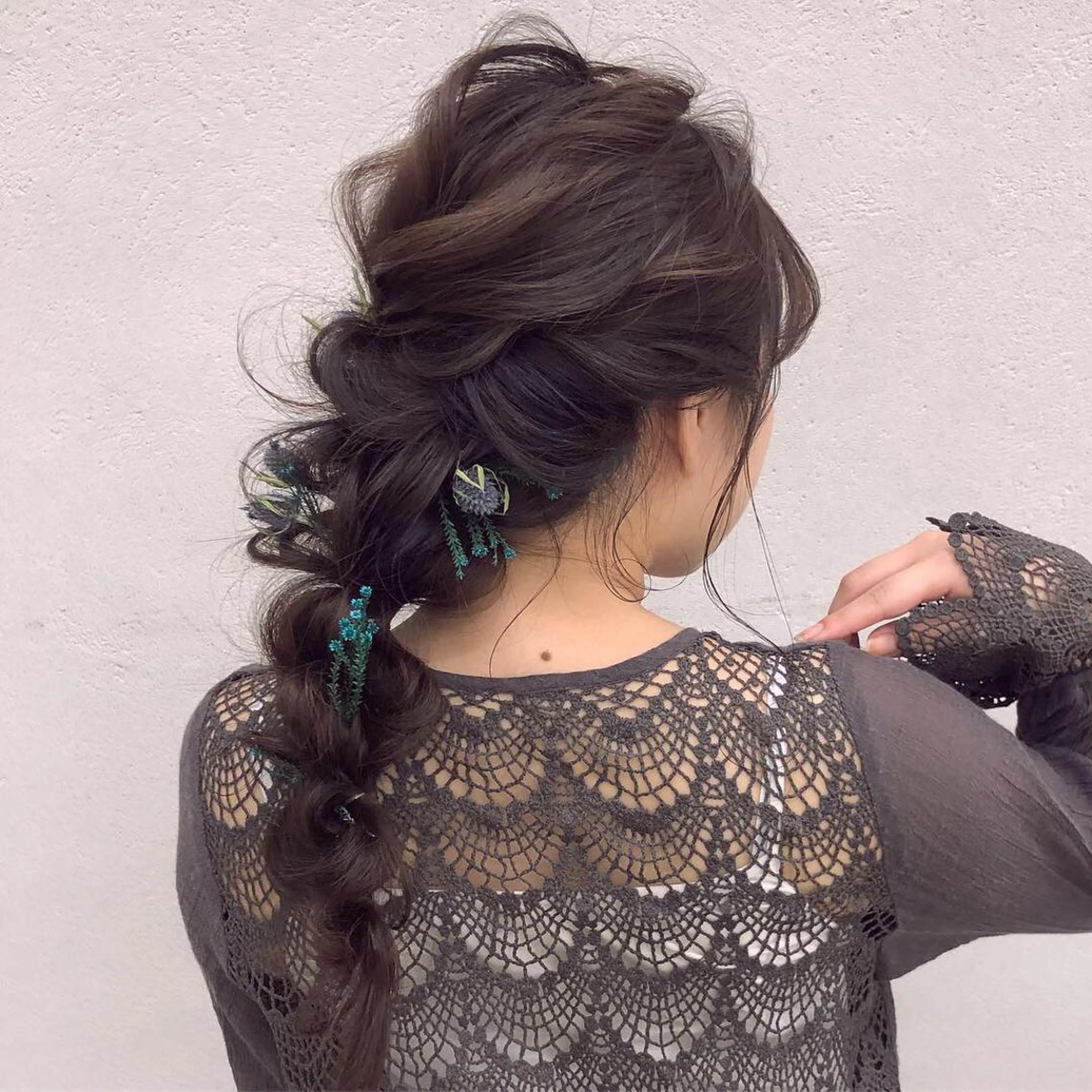 ロング ヘアアレンジ GrandStory SHIBUYA所属・卒業式お呼ばれ🕊️ ヘアセット✴︎ミキのヘアスタイル