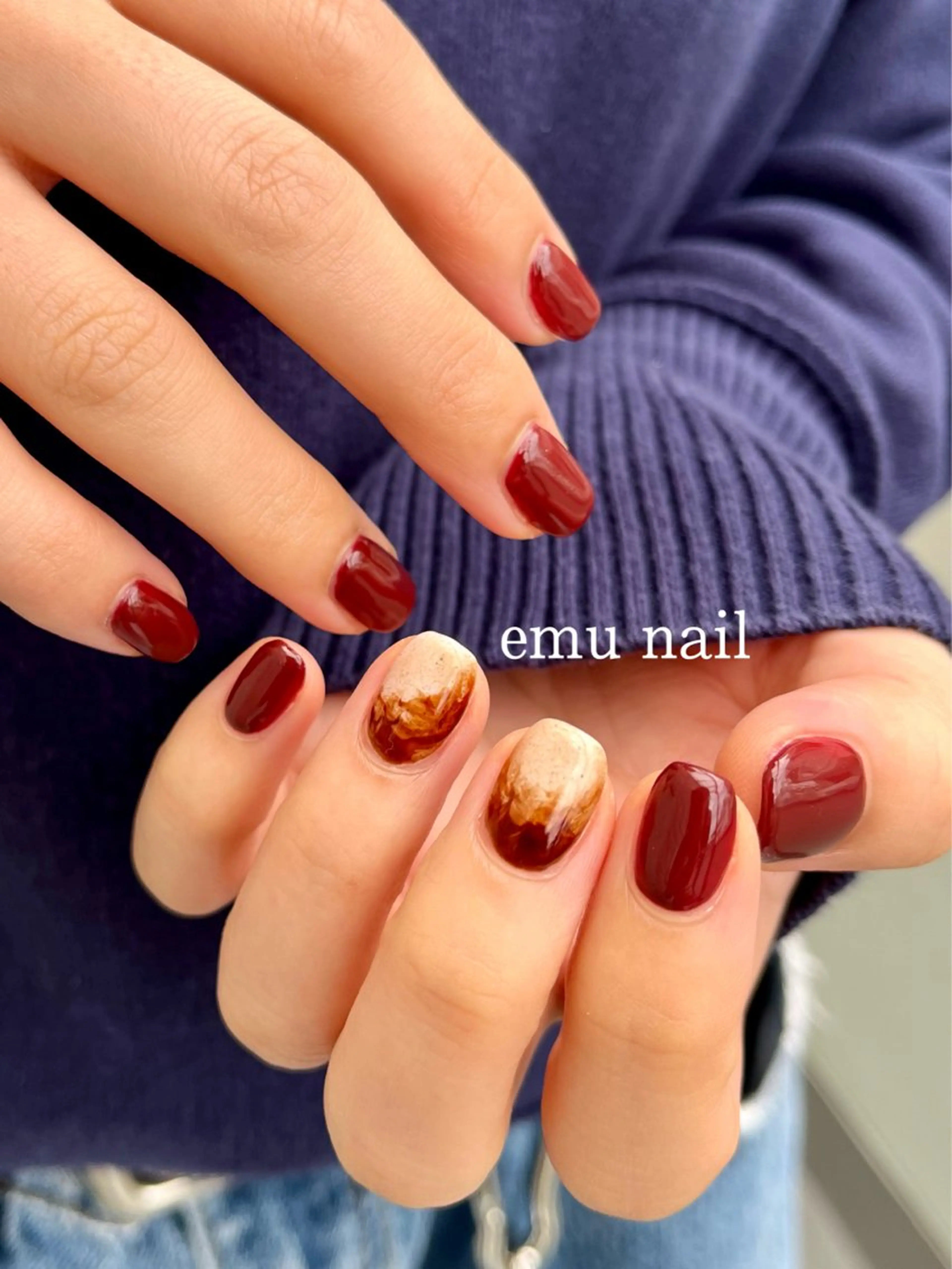 カラー emu nail yuのネイルデザイン