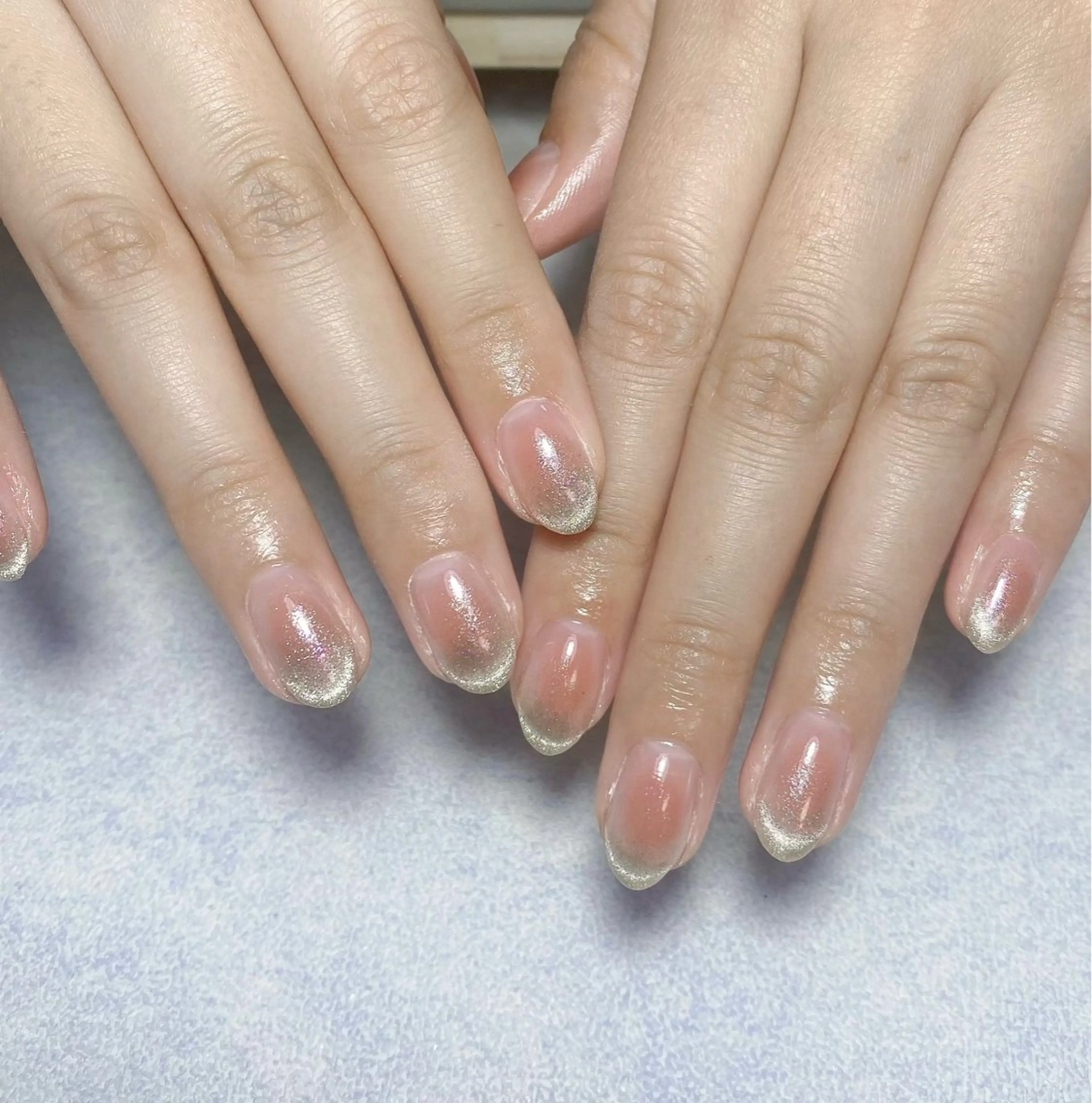 ネイル アートネイル フレンチネイル ジェルネイル グラデーション 韓国ネイル Nail Salon kihi大塚店のネイルデザイン