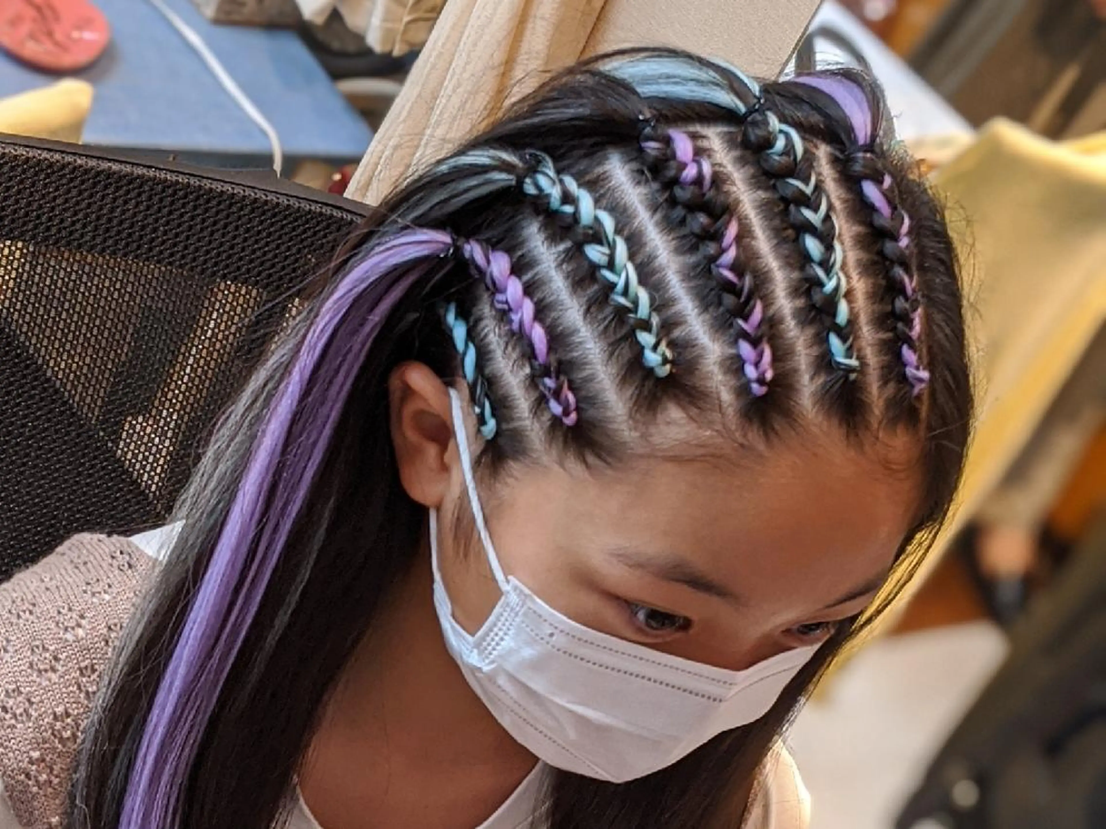 ヘアアレンジ キッズ エクステ エクステ scamp ★のヘアスタイル