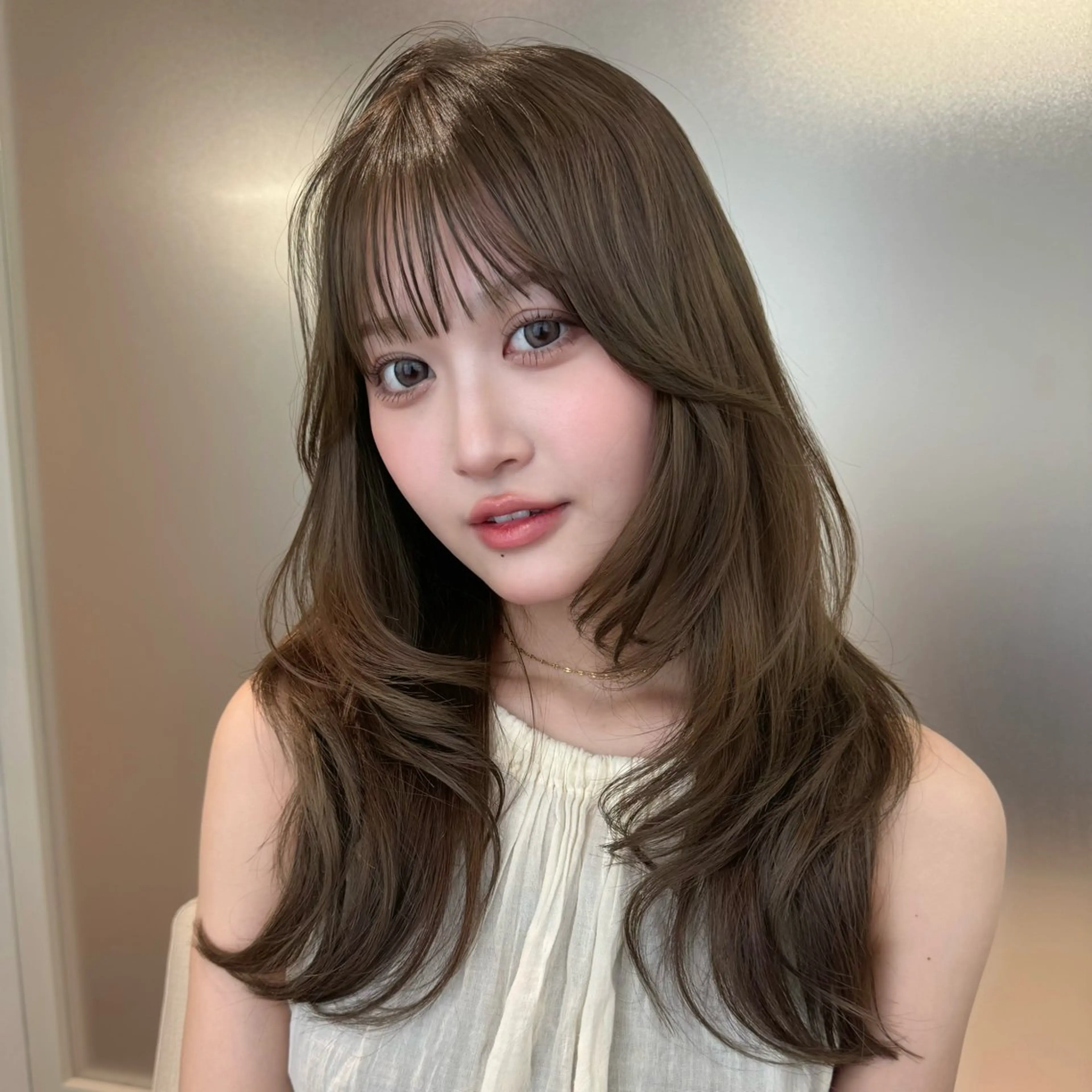 ロング レイヤーカット カット ヘアカラー 透明感🍨レイヤー ヘアセット/miyuのヘアスタイル