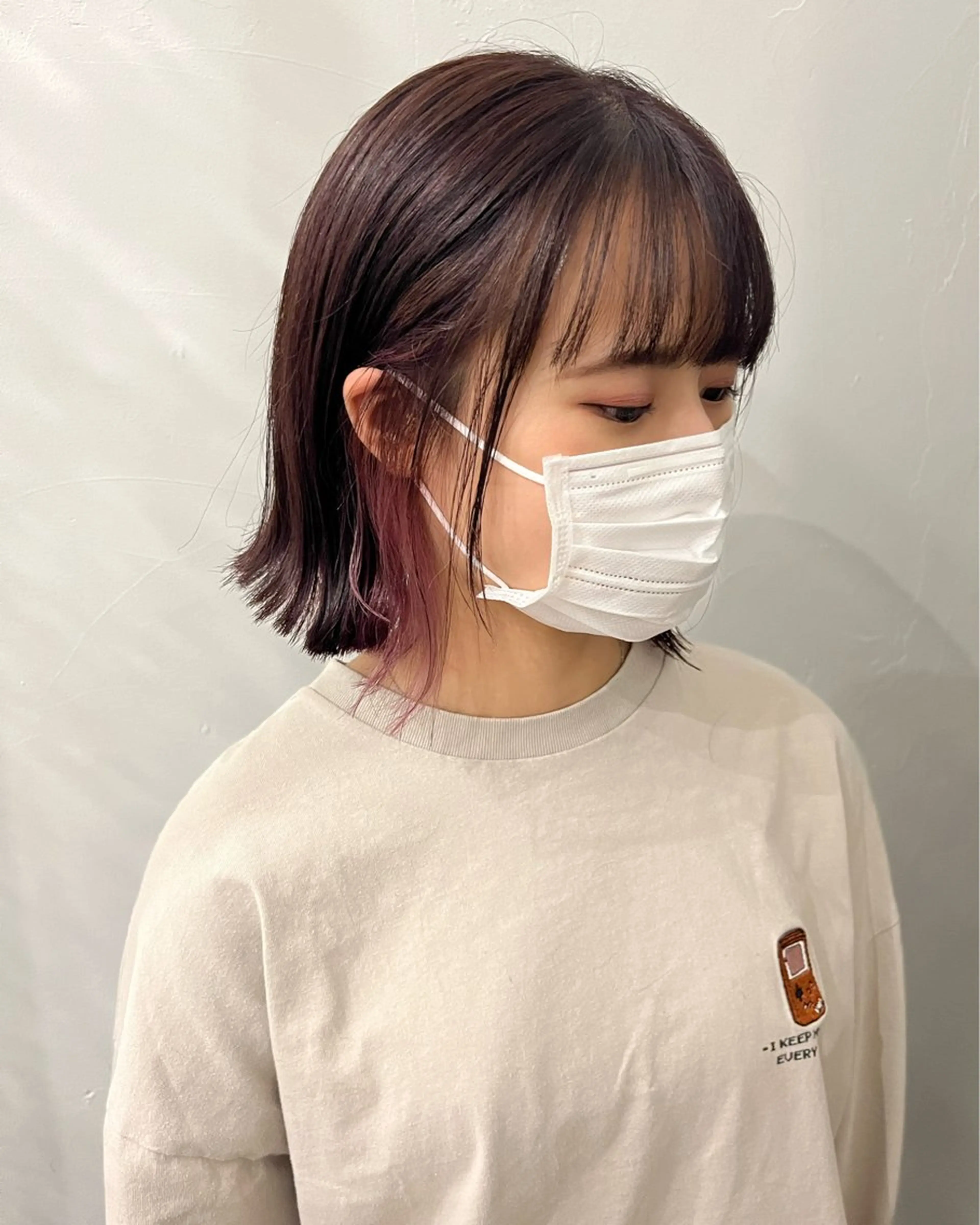 ミディアム ブリーチ／デザイン／ 🫟Rurika🫟のヘアスタイル