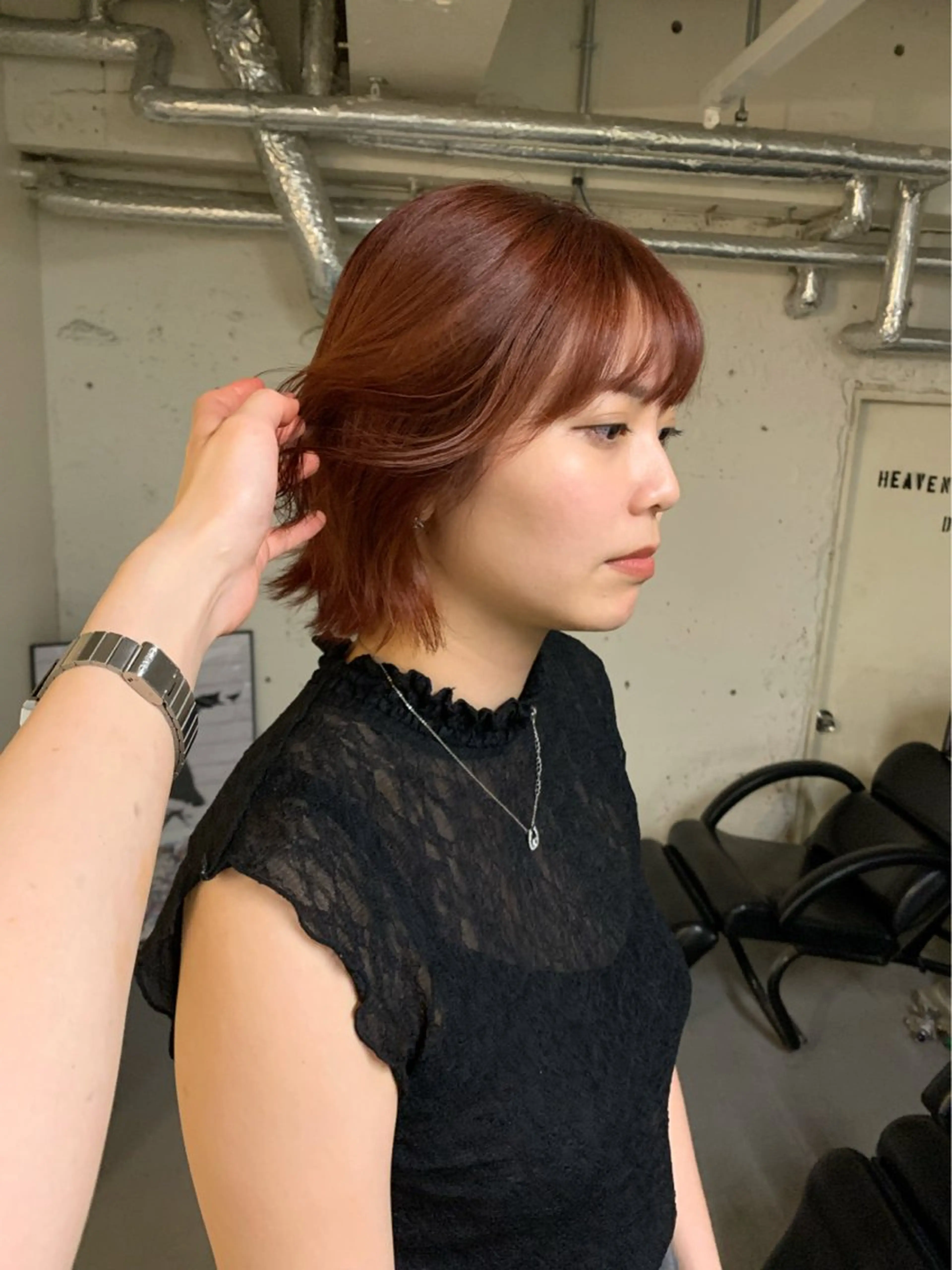 カラー ハッシュカット/ MAYAのヘアスタイル