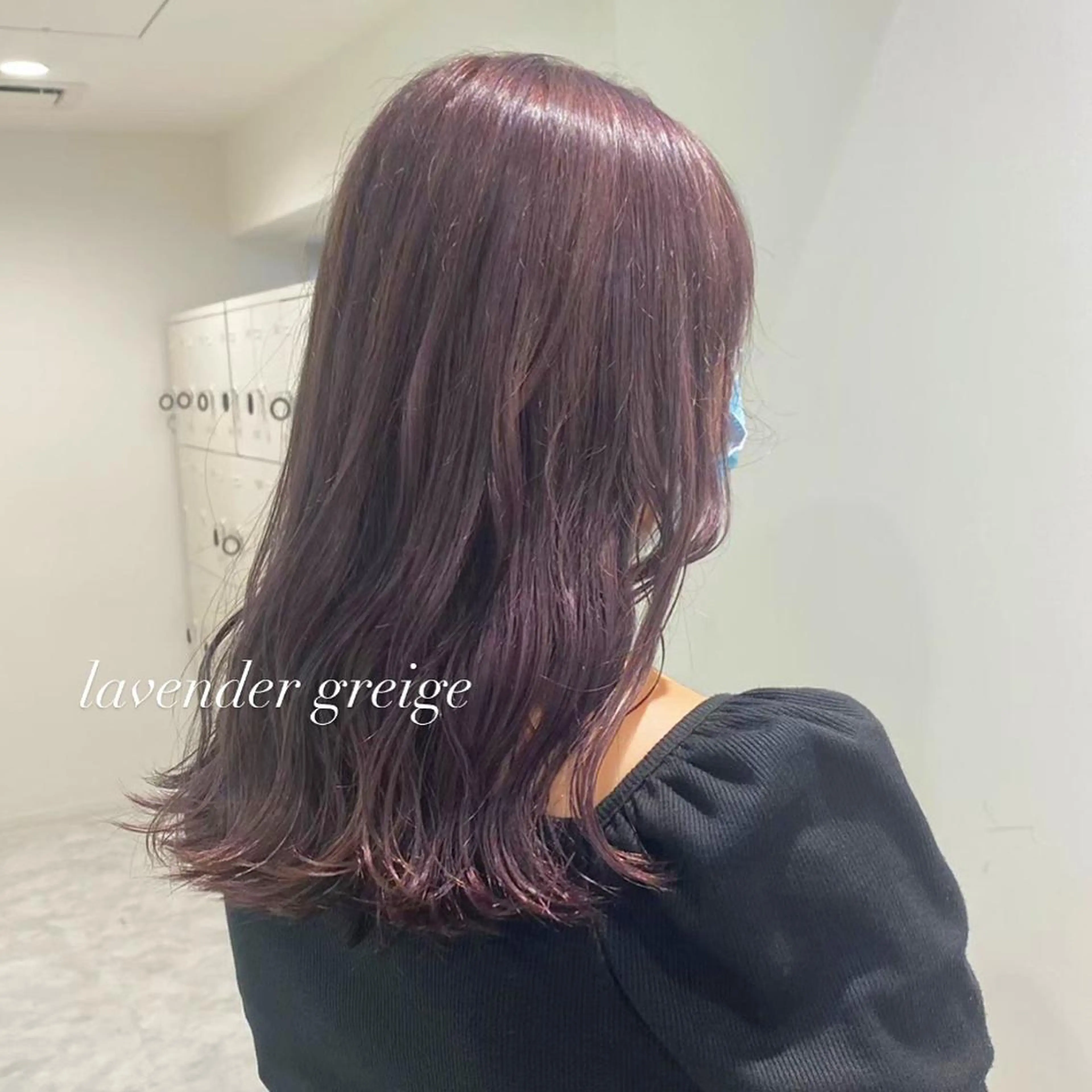 ミディアム カラー ヘアカラー トリートメント 表参道ハッシュカット レイヤー/リノンのヘアスタイル