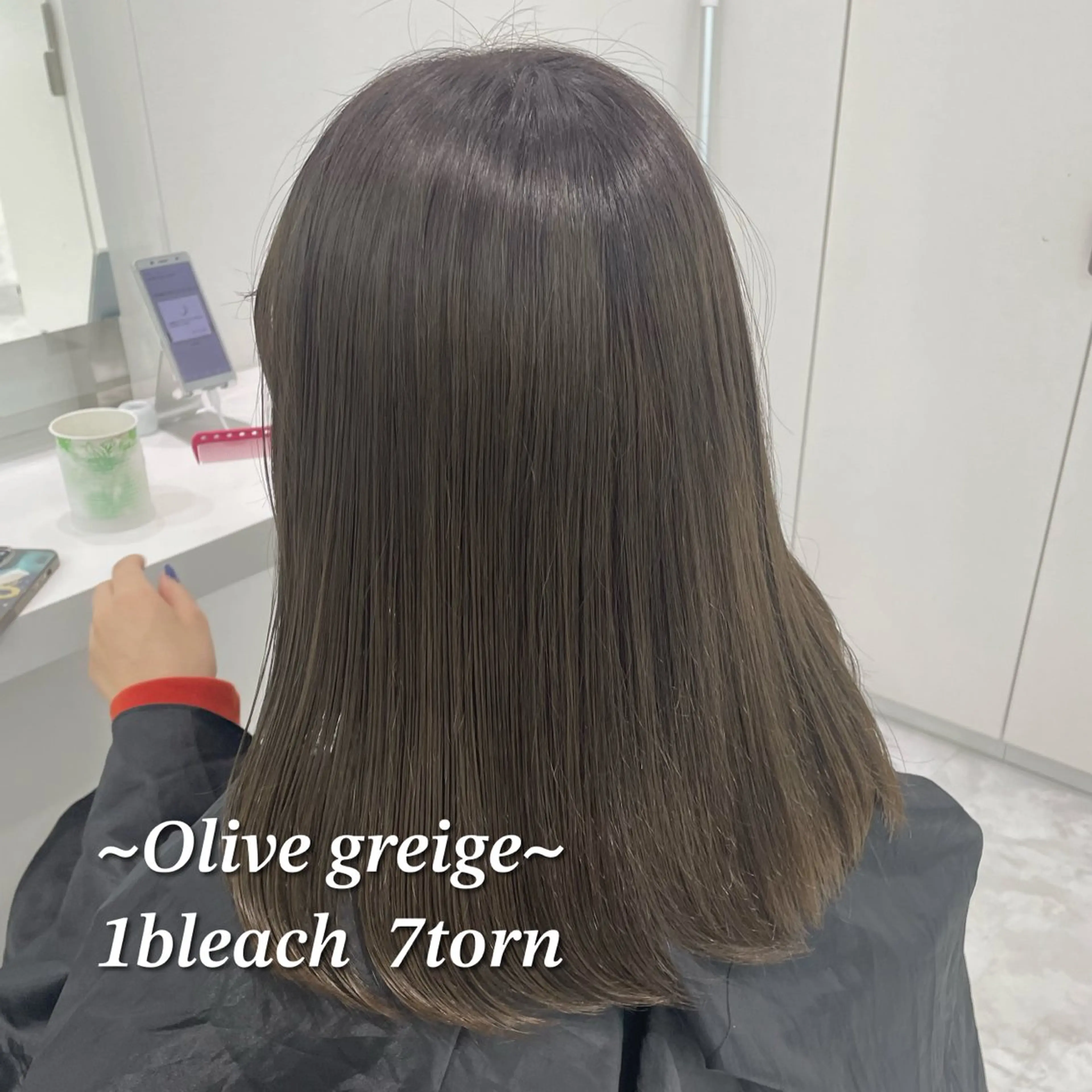 セミロング カラー 🌿透明感赤み消し Keishin🌿のヘアスタイル