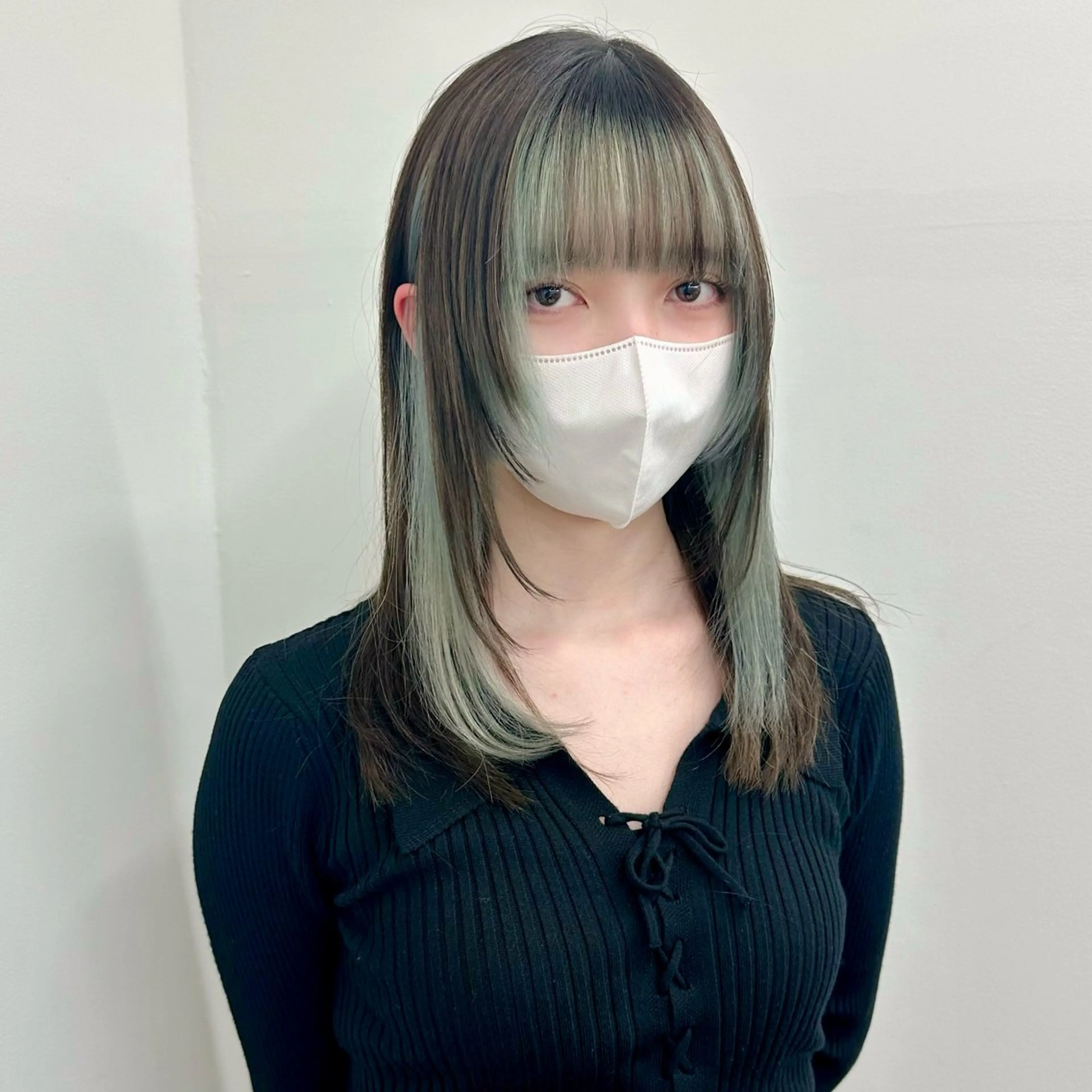 ミディアム カラー カット ヘアカラー トリートメント ブリーチなし/レイヤ ー特化🌈Tommyのヘアスタイル