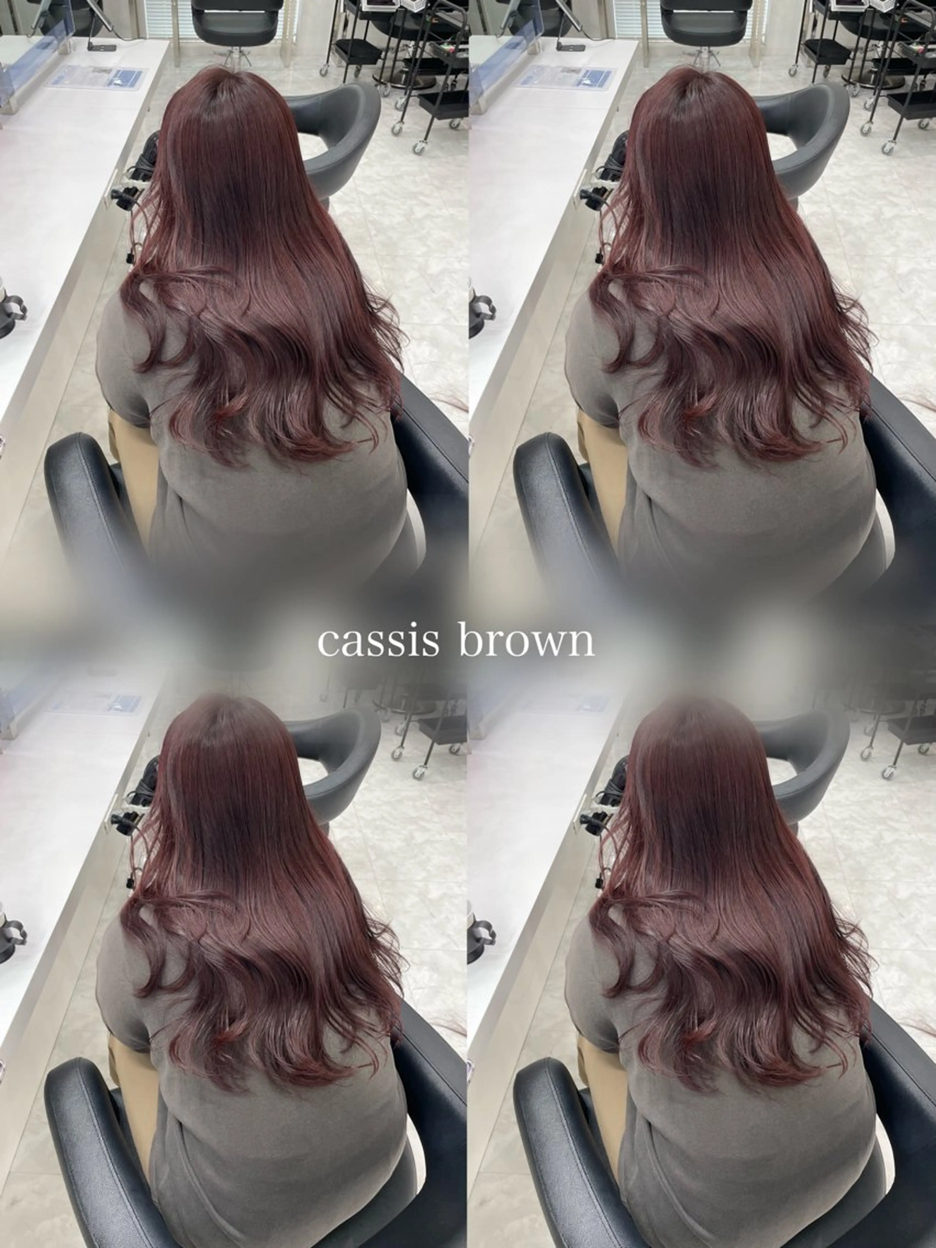 セミロング カラー ヘアアレンジ Ella所属・nana【艶髪】/ レイヤー/縮毛矯正のヘアスタイル