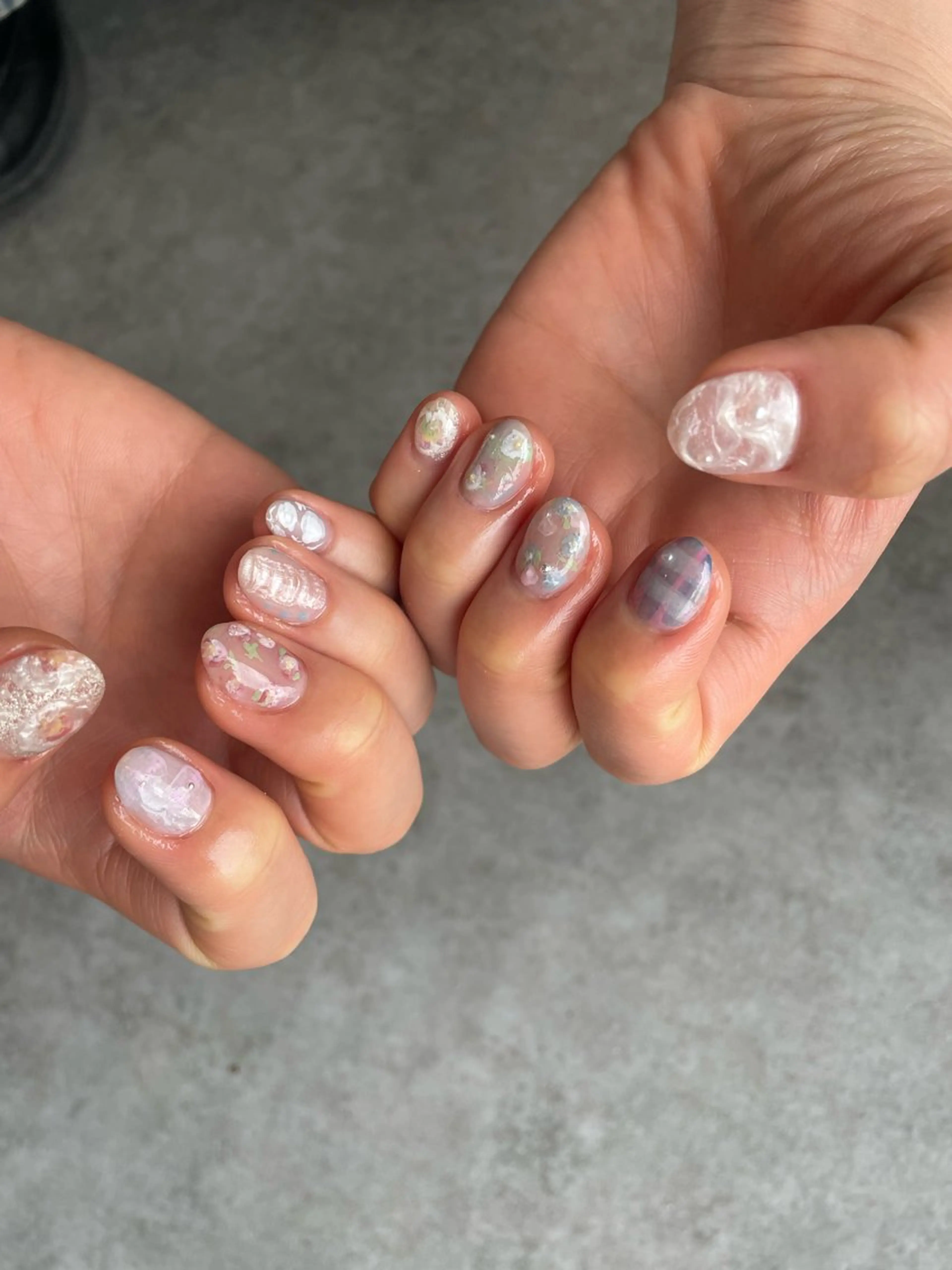 ネイル ニュアンスネイル ハンドネイル 【 Lea's 】 kaedeのネイルデザイン