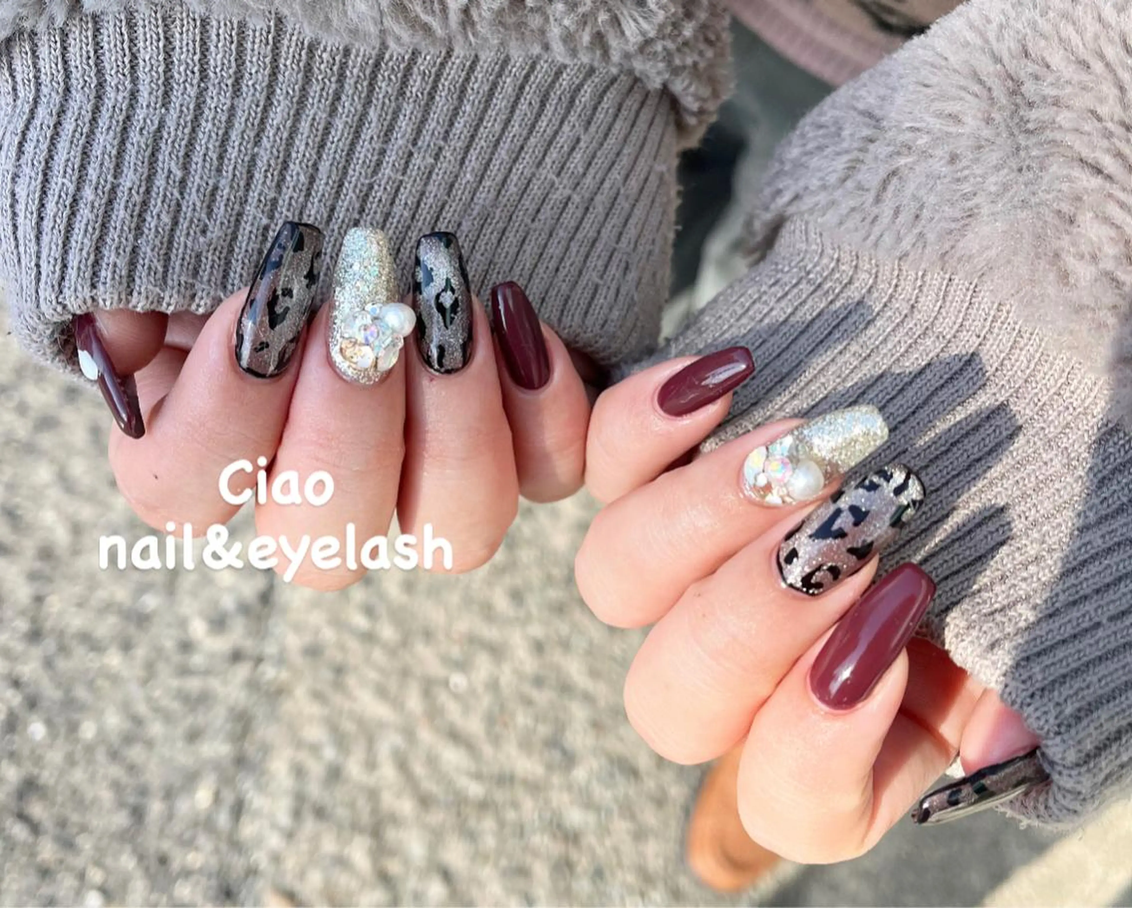 ネイル アートネイル ジェルネイル ニュアンスネイル シンプルネイル 冬ネイル #Amin所属・#Amin nail salonのネイルデザイン