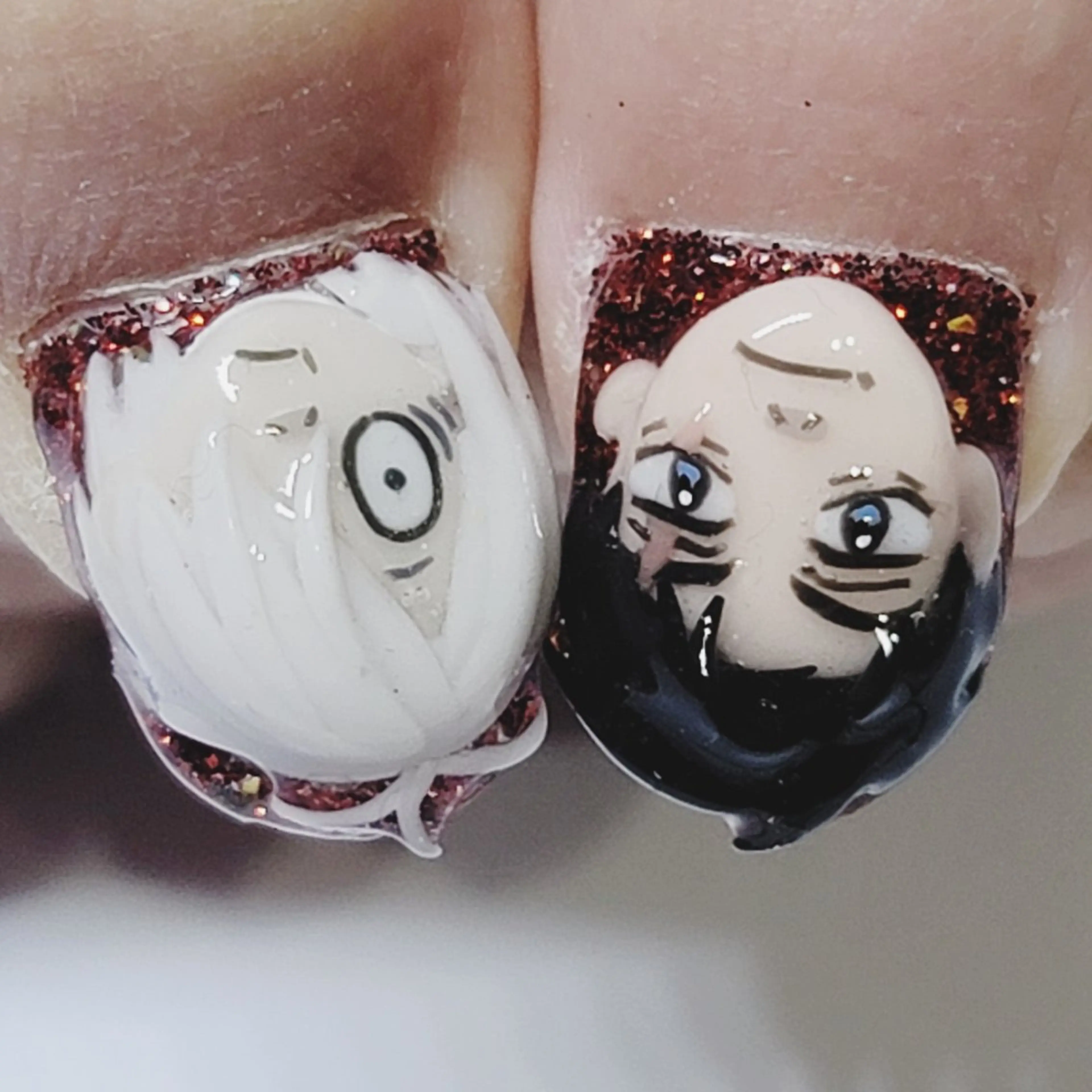 ネイル アートネイル ホログラムネイル ラメ(グリッター) ハンドネイル よしだ ひろきのネイルデザイン