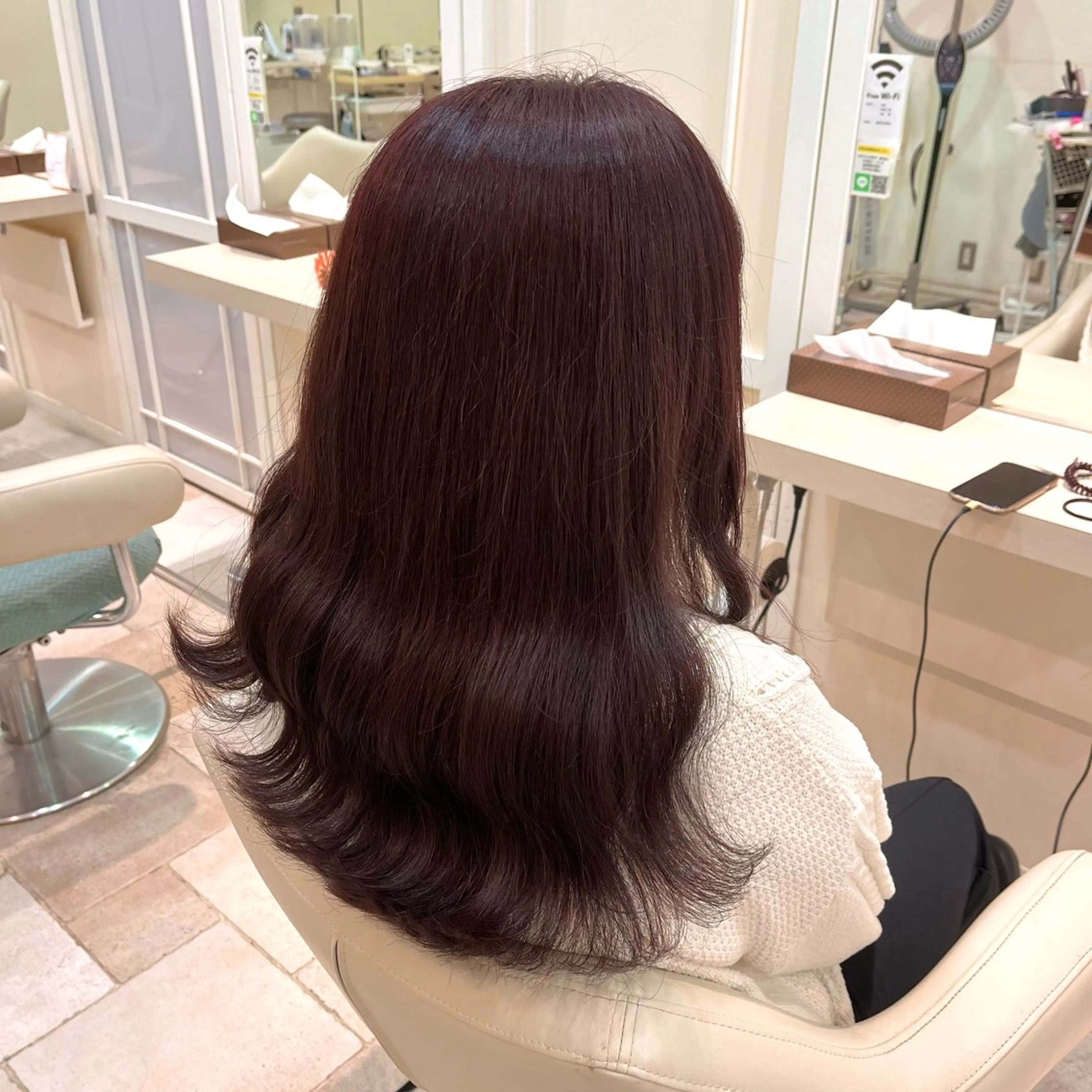 ロング ピンクラベンダー ハイトーン/ブリーチ 栄/Sayakaのヘアスタイル