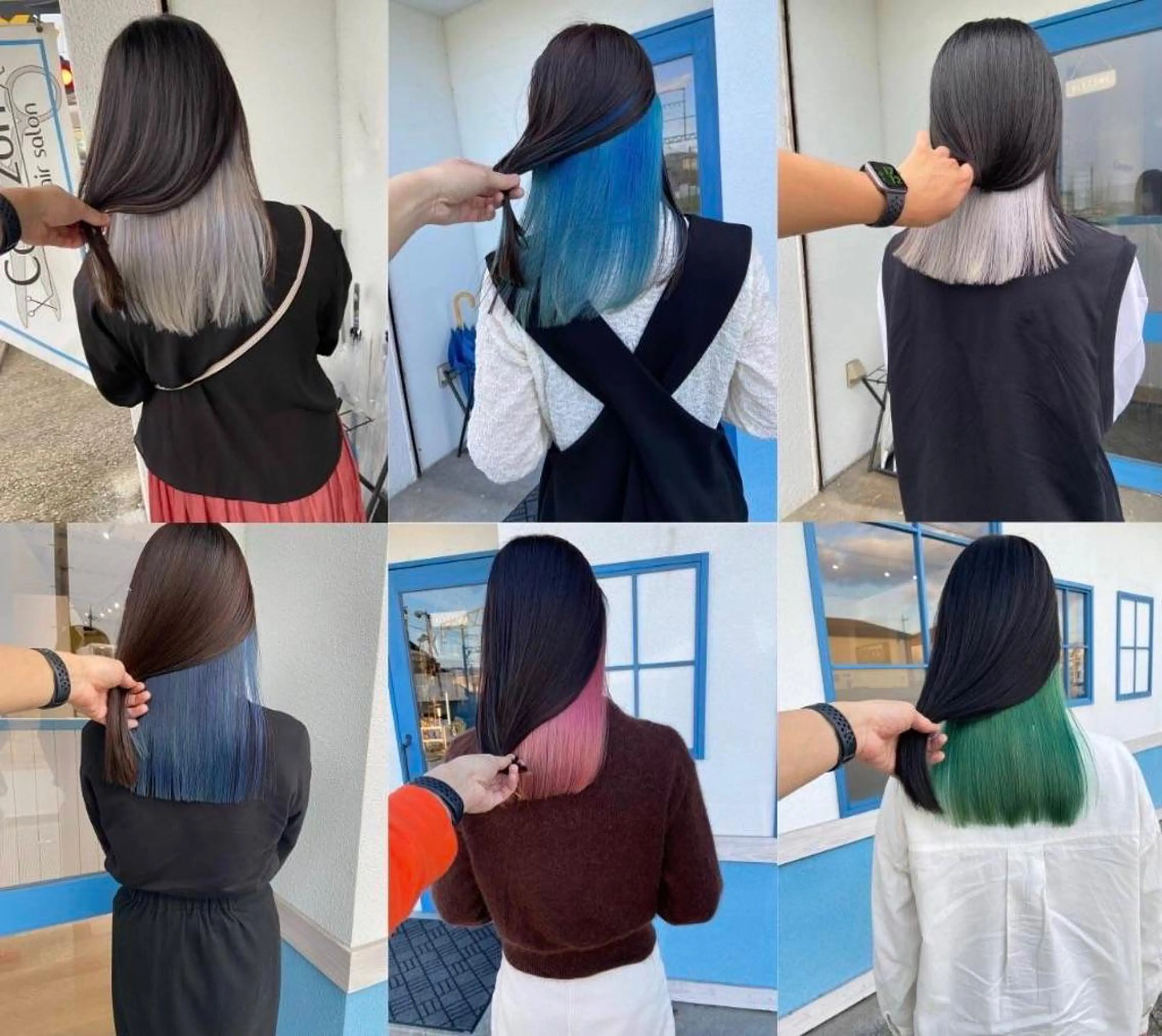 ロング カラー 辻川 真央のヘアスタイル