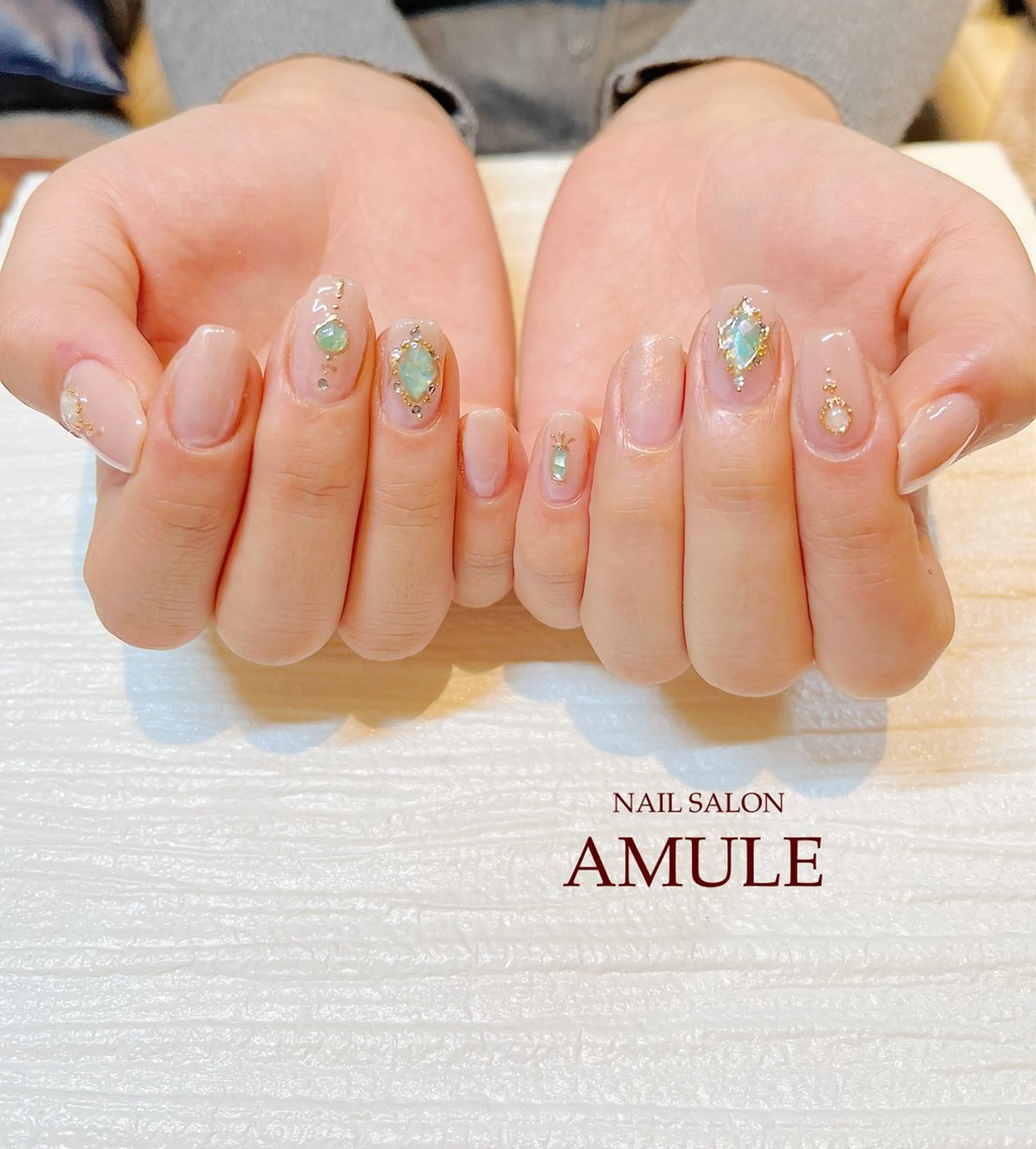 ネイル アートネイル ハンドネイル NAILSALON AMULEのネイルデザイン