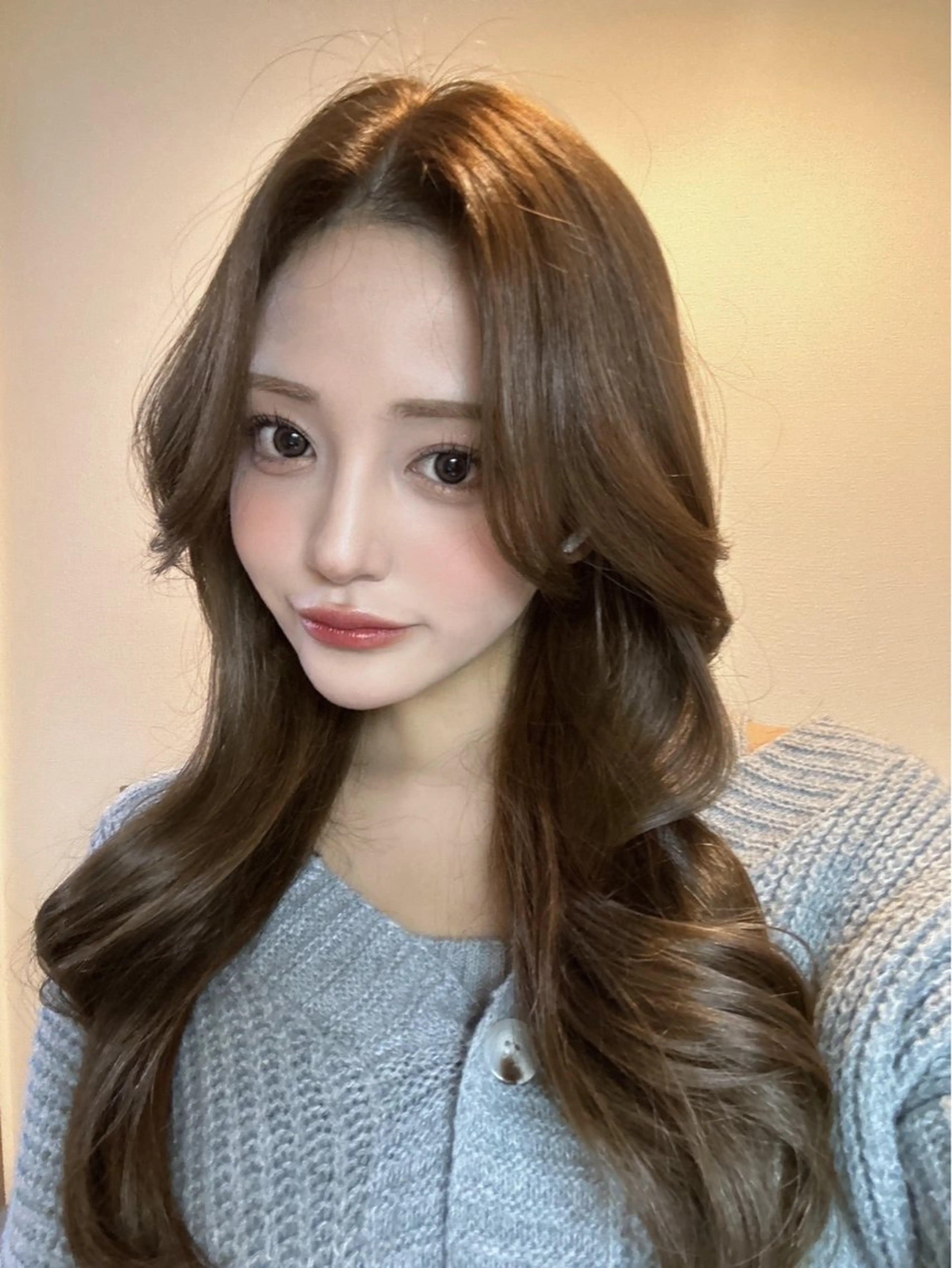 ロング カラー ブリーチ ダブルカラー ブリーチなしカラー 髪質改善 韓国風ヘア カット ヘアカラー トリートメント Maison Annex【心斎橋/レイヤーカット/ブリーチなしダブルカラー/髪質改善カラー】所属・レイヤーカット/ 心斎橋　MACOのヘアスタイル