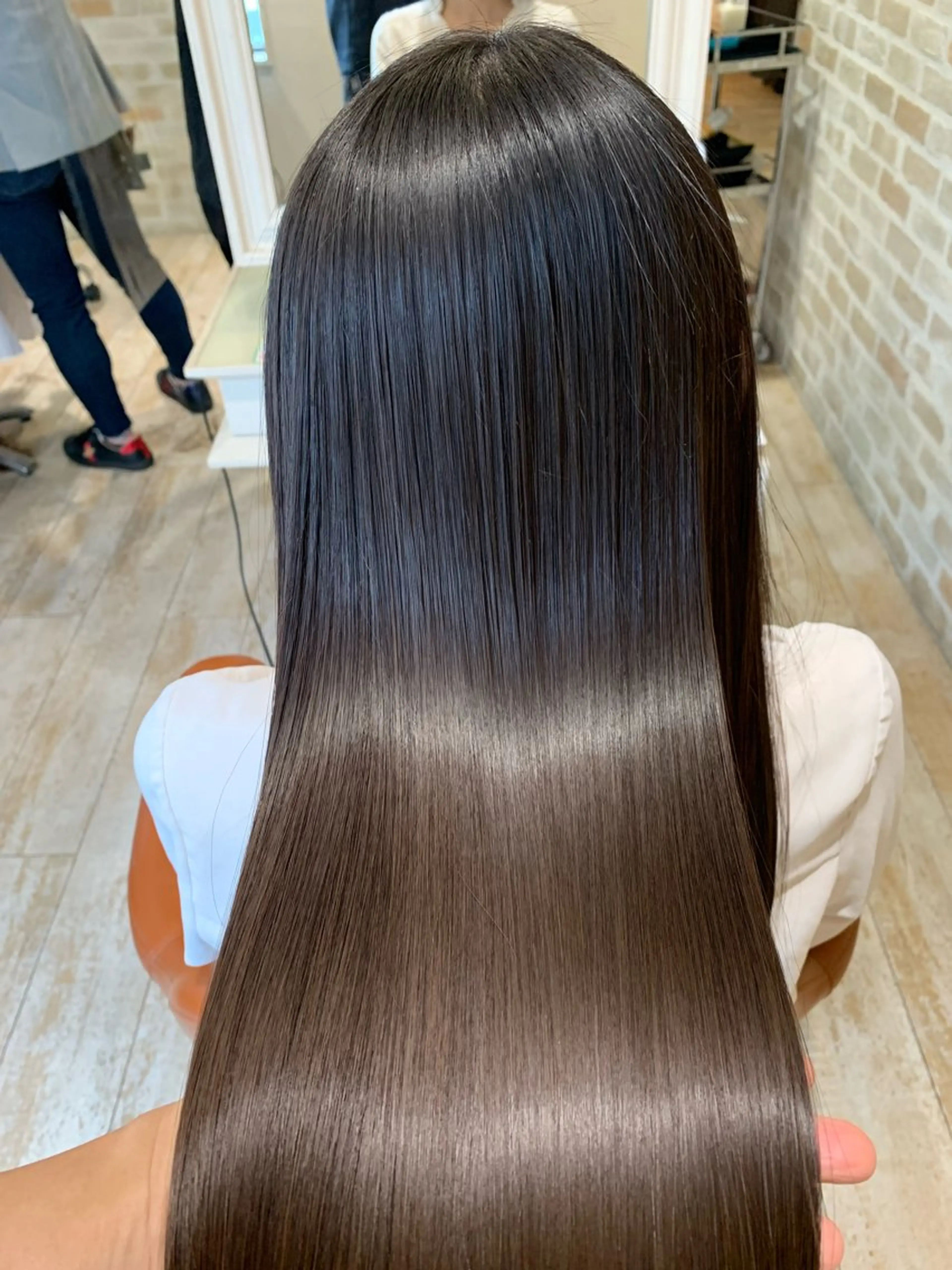 ロング 縮毛矯正 南 美優のヘアスタイル