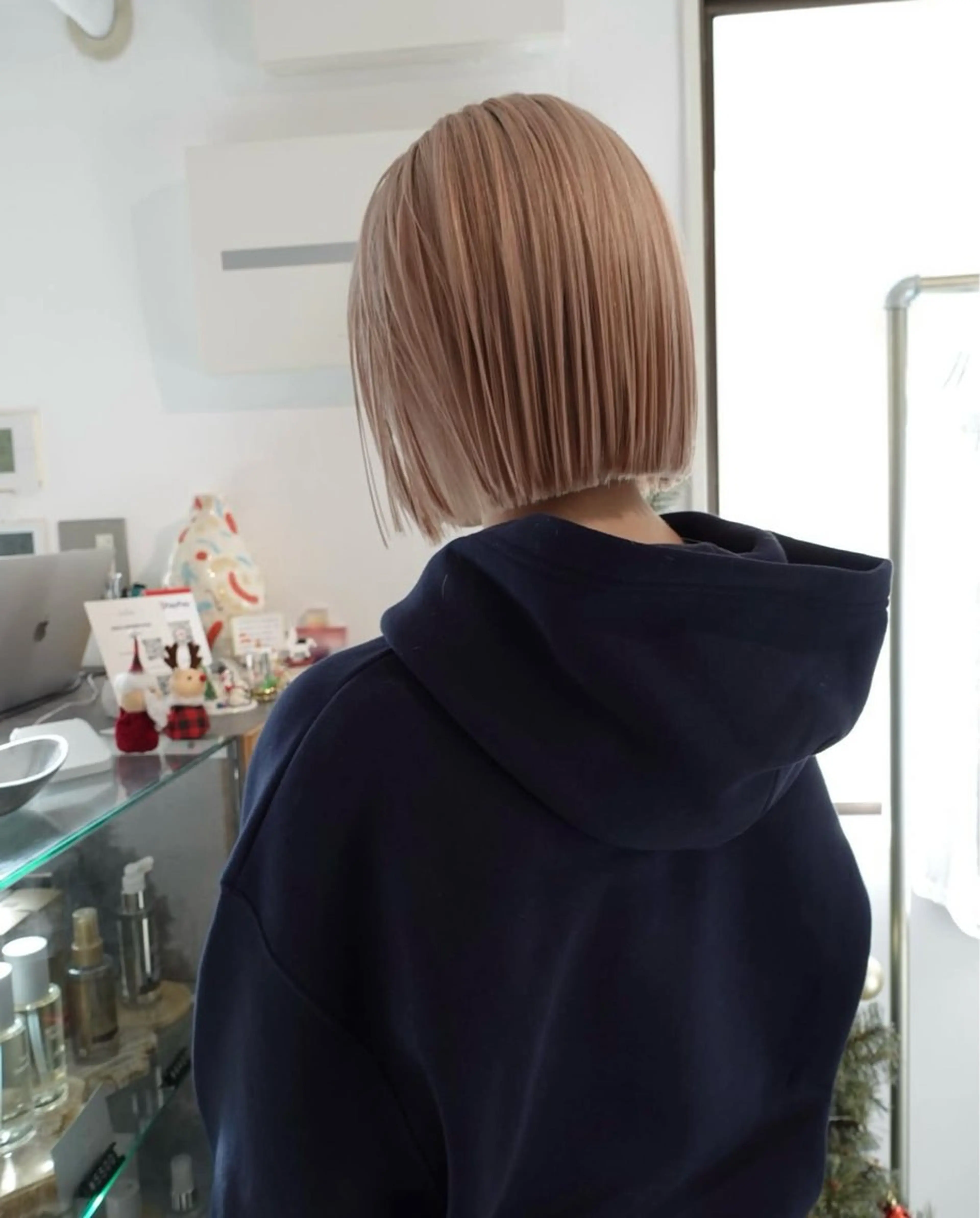 ショート ヘアカラー トリートメント LUCCI所属・udaハイトーン /ボブ/レイヤーのヘアスタイル