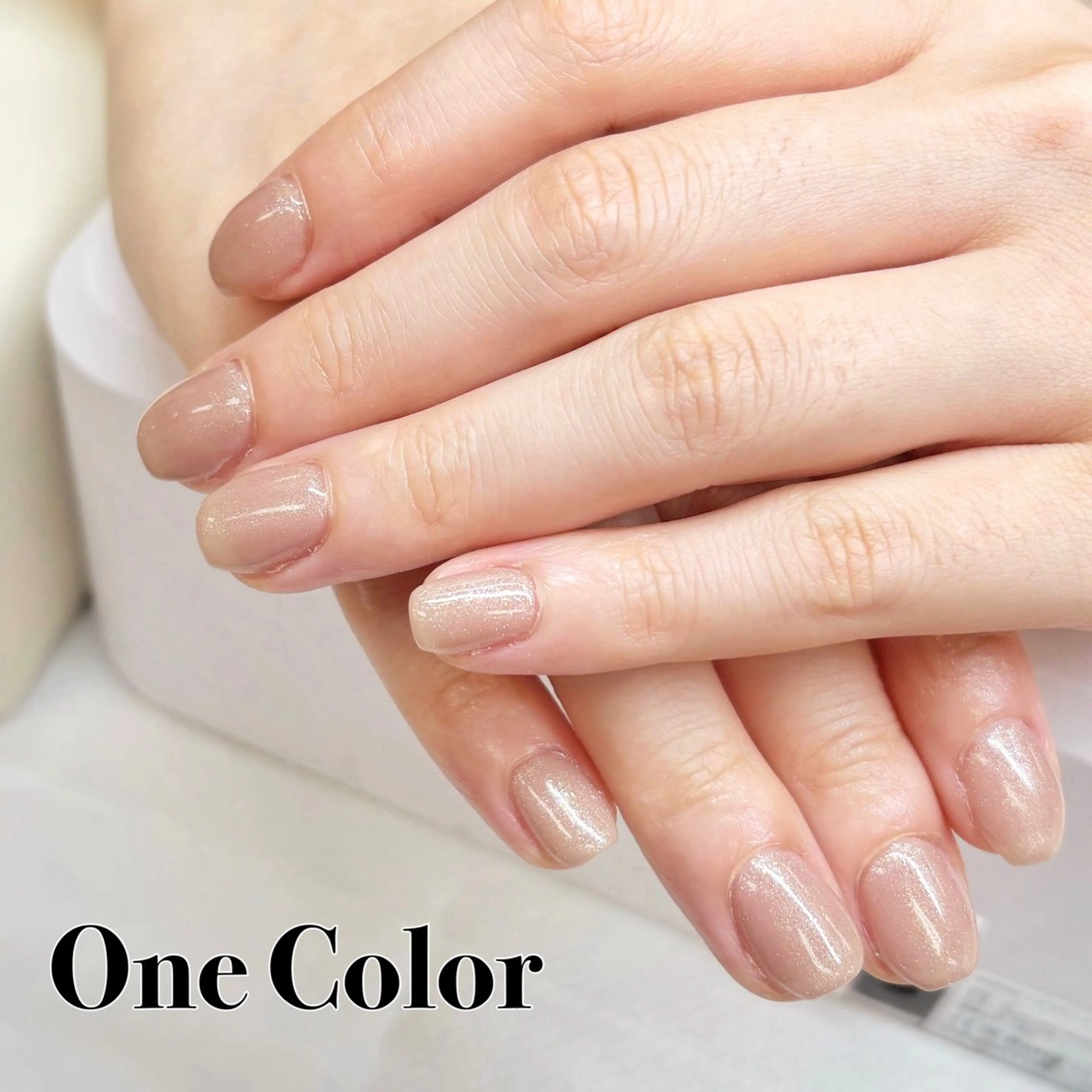 ネイル ワンカラーネイル ネイルサロンエーナイン本店所属・【モデル募集中】 hina🌼のネイルデザイン