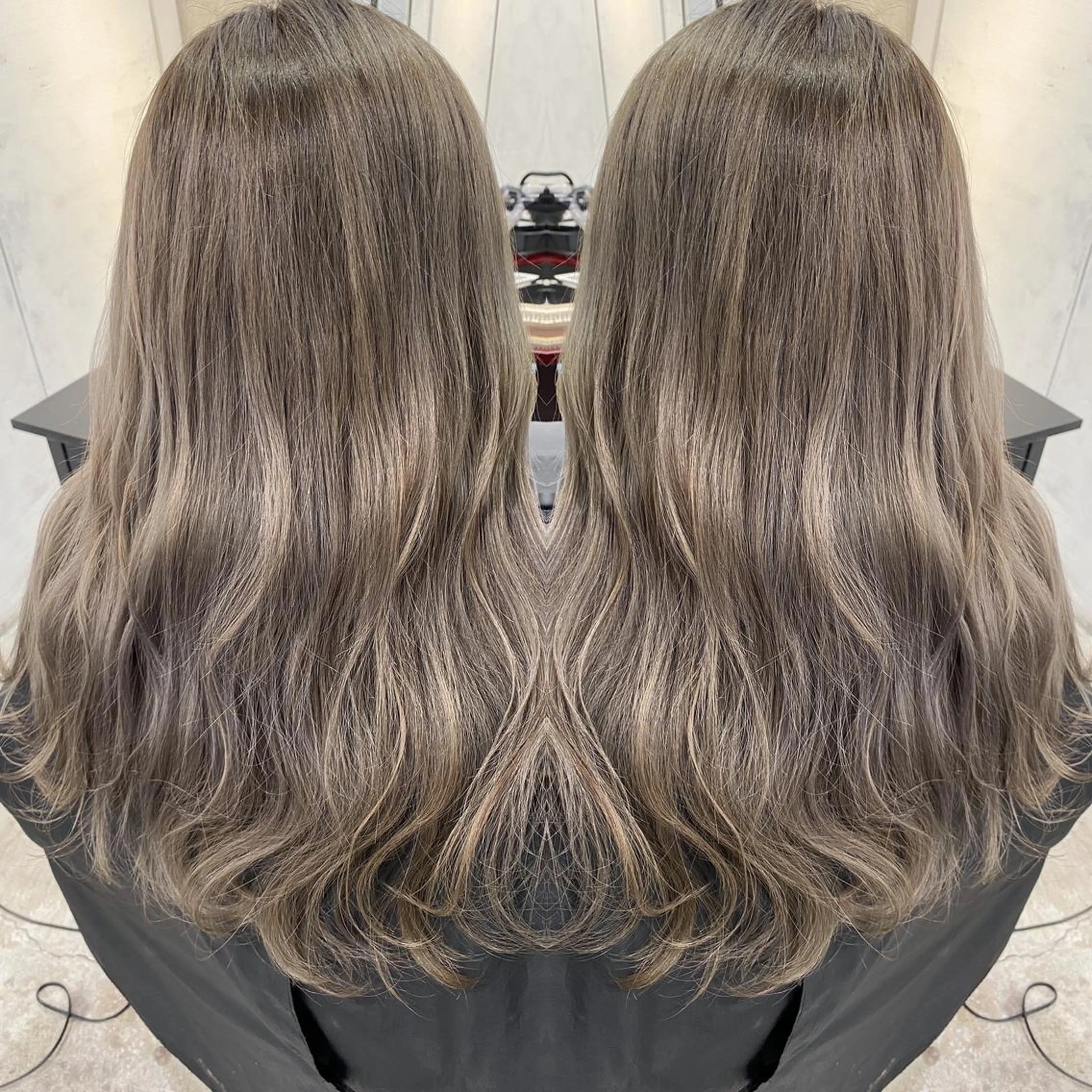 セミロング カラー ヘアアレンジ ヘアカラー トリートメント BANK'S hair所属・💐ケラチン 髪質改善寺坂雄飛💐のヘアスタイル