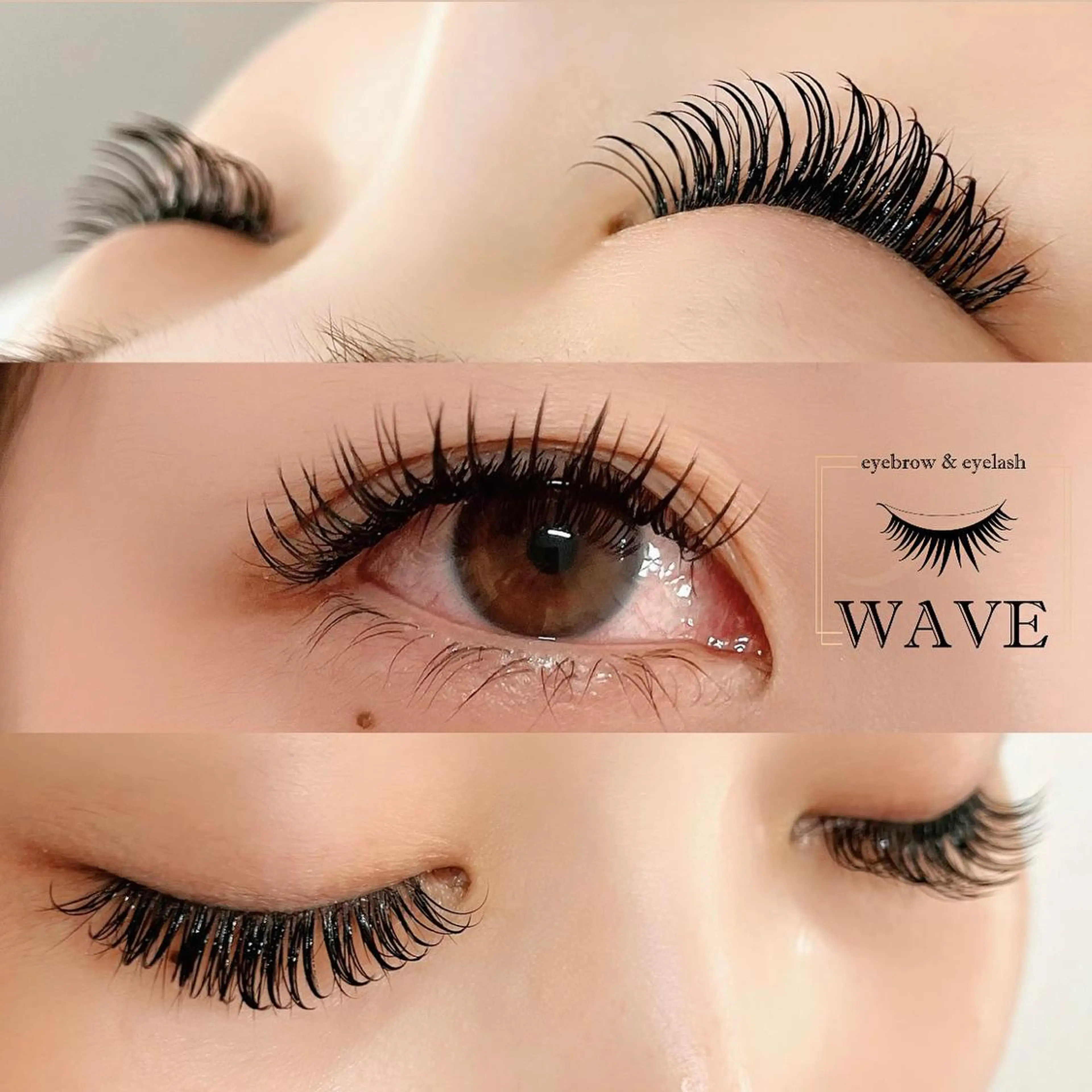 マツエク・マツパ 付け放題 束感まつ毛 キュート Dカール 韓国風マツエク eyebrow & eyelash WAVE所属・brow&lash WAVEのマツエク・マツパデザイン