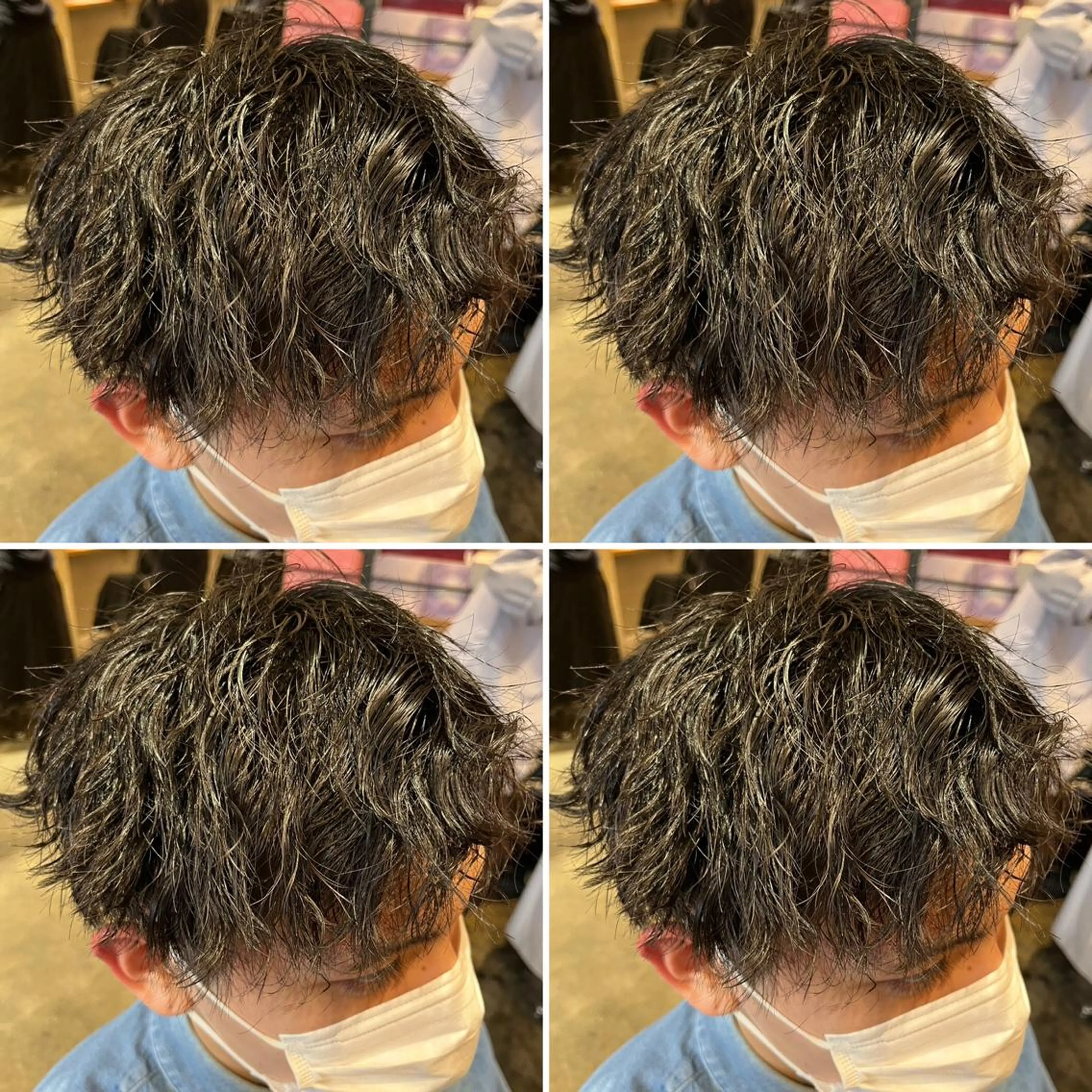 パーマ メンズ カット パーマ トリートメント ヘアセット 👑メンズパーマ特化 店長望月謙二郎👑のヘアスタイル