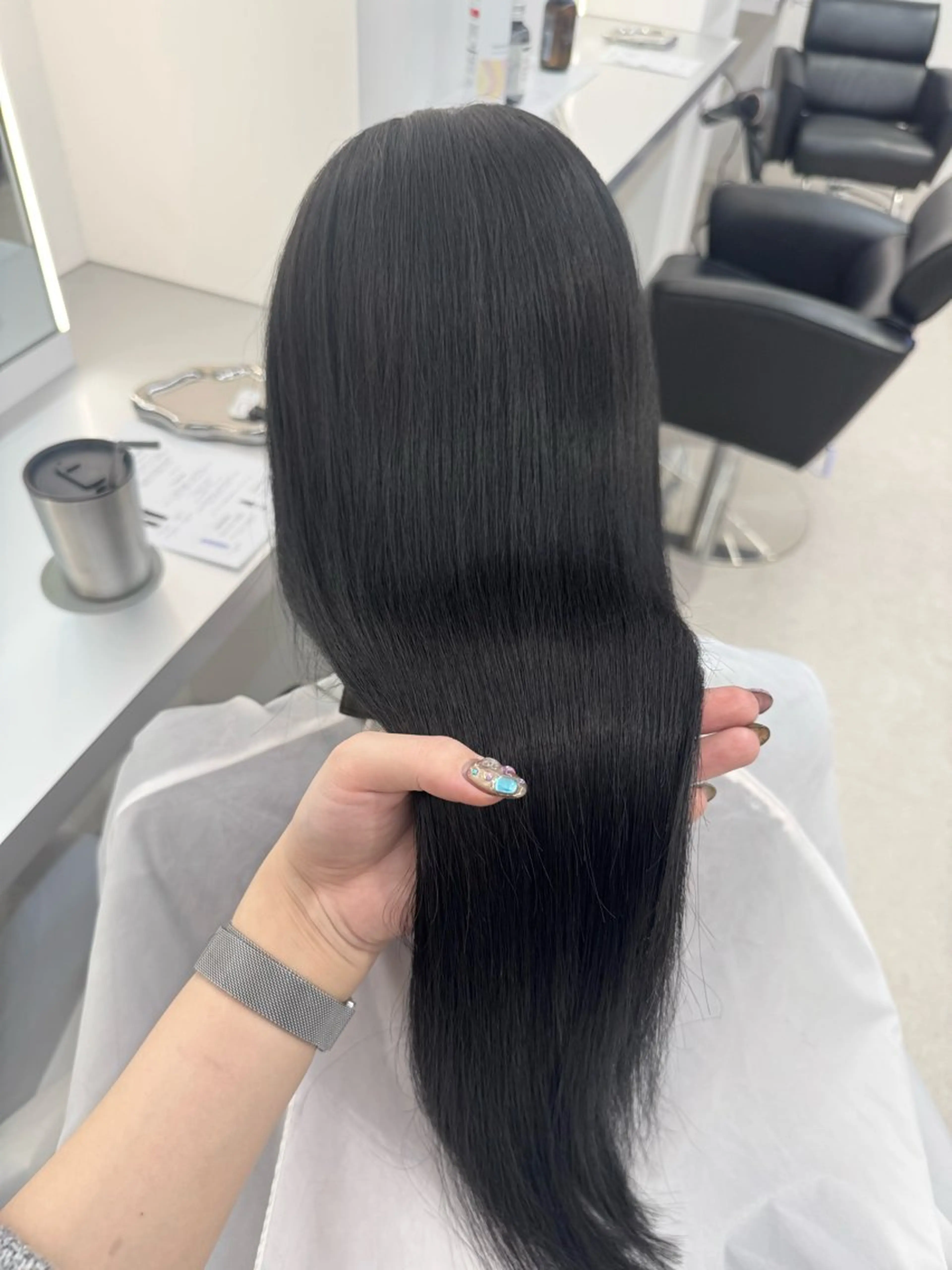 艶カラー✨ +髪質改善トリートメントの写真