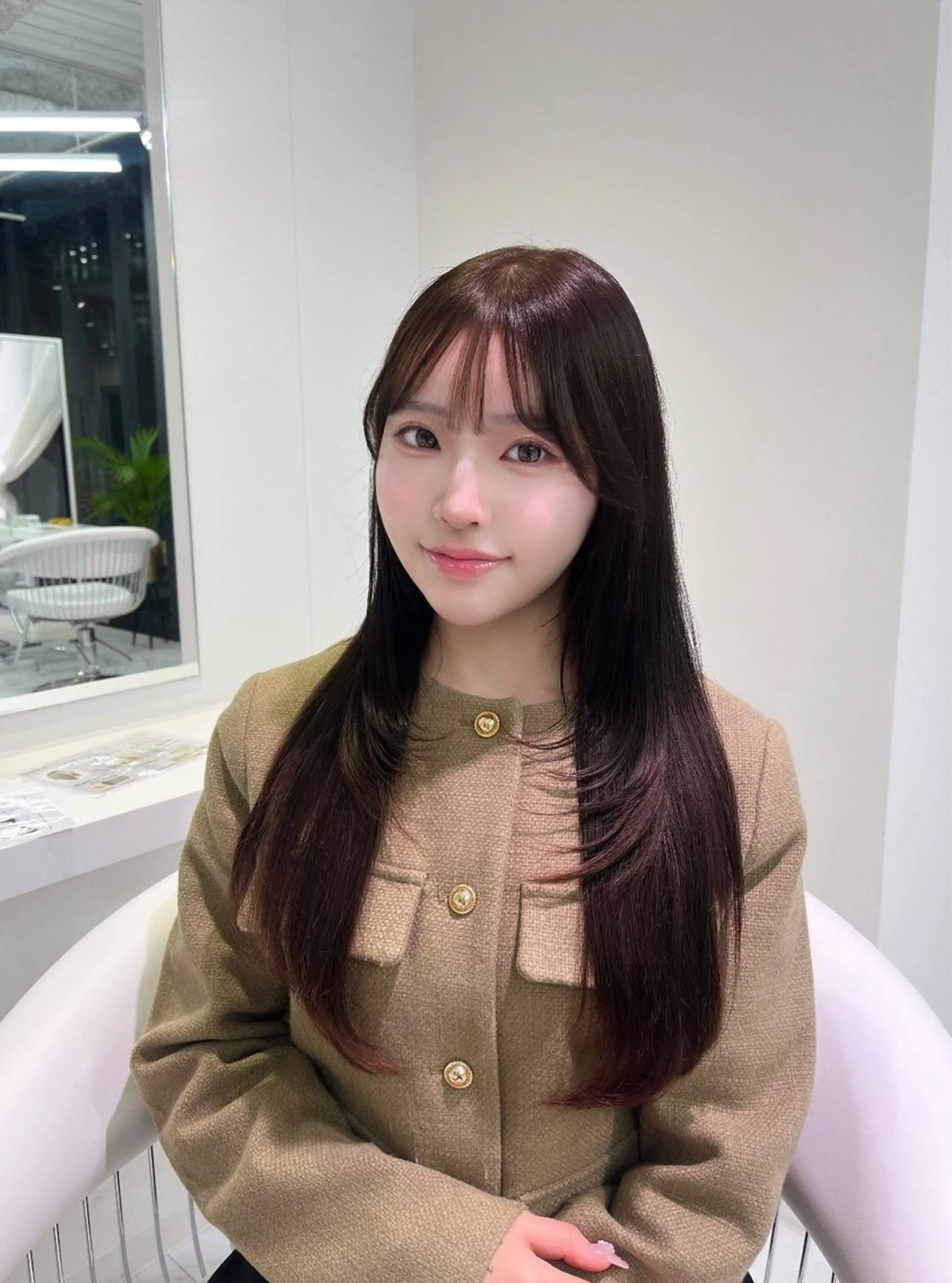 【暗めトーンしたい方におすすめ💁🏻‍♀️】ワンカラー🤎3660円の写真