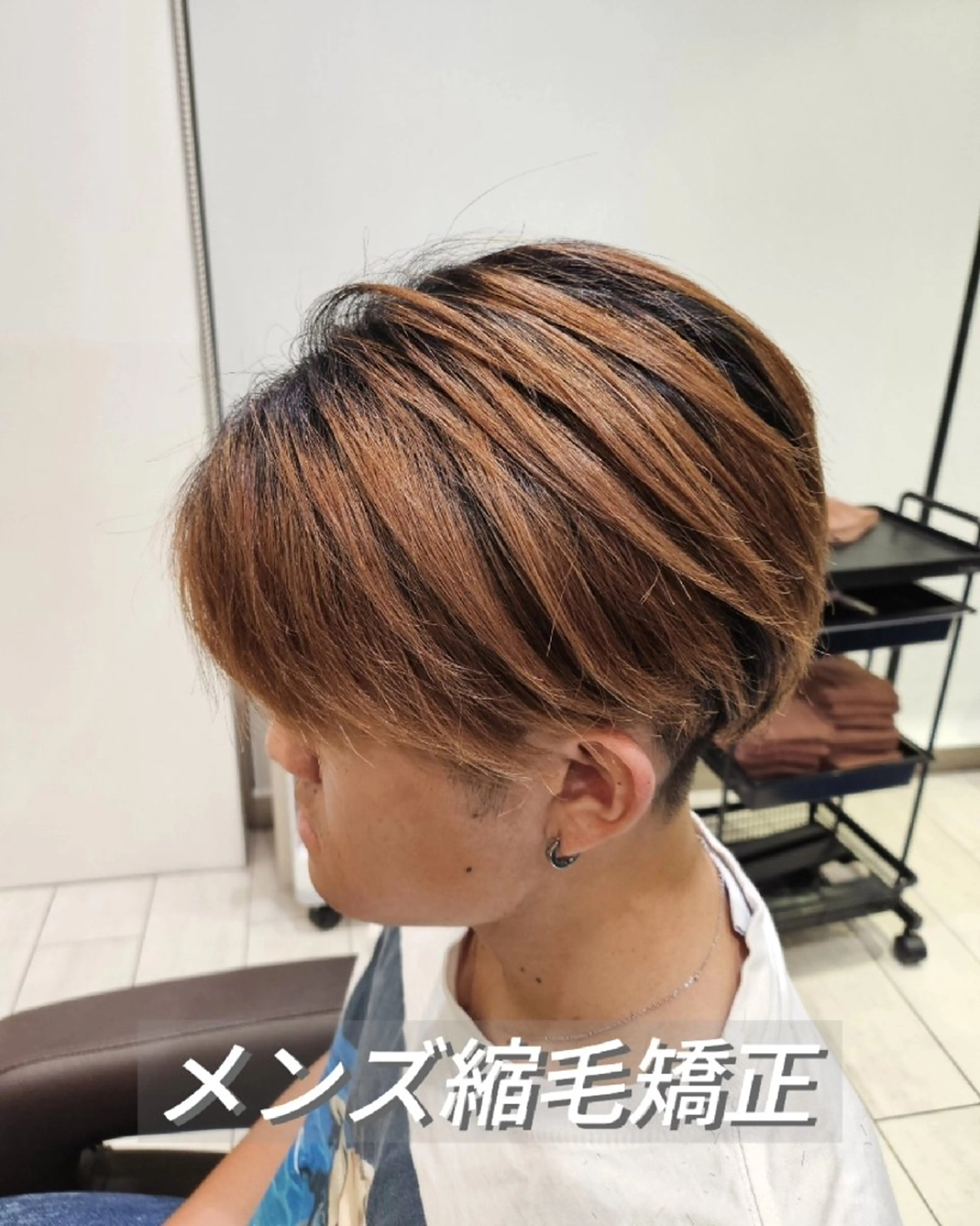 メンズ パーマ カット 縮毛矯正 トリートメント パーマ/縮毛矯正/ 韓国ヘア/副店長和田のヘアスタイル